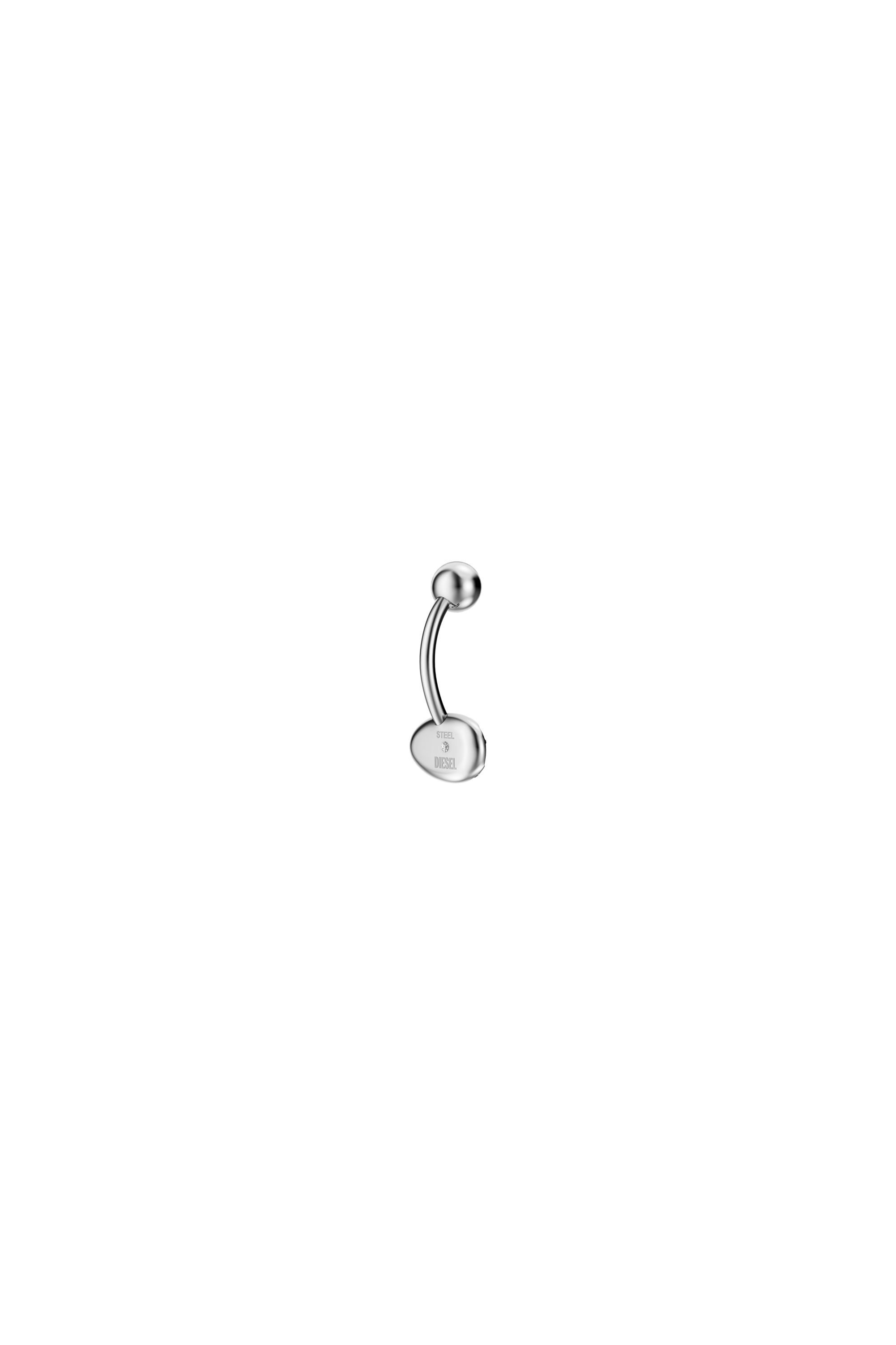 Diesel - DX1698040 JEWELLERY, Unisex's Stainless steel navel body jewelry in シルバー - 1