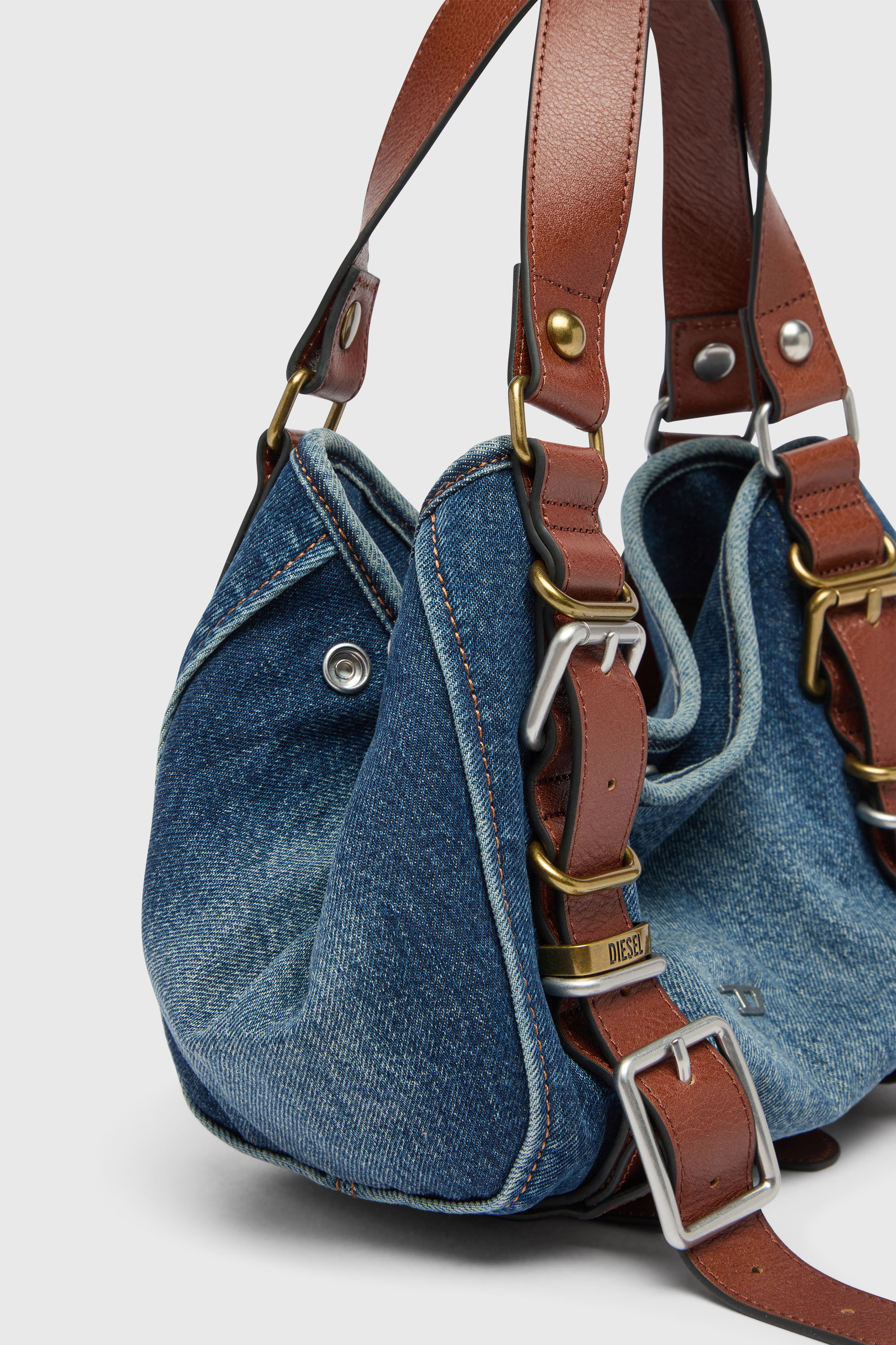 Diesel - D-ONE TOPHANDLE S, Female's トップハンドルバッグ in ブルー - 5