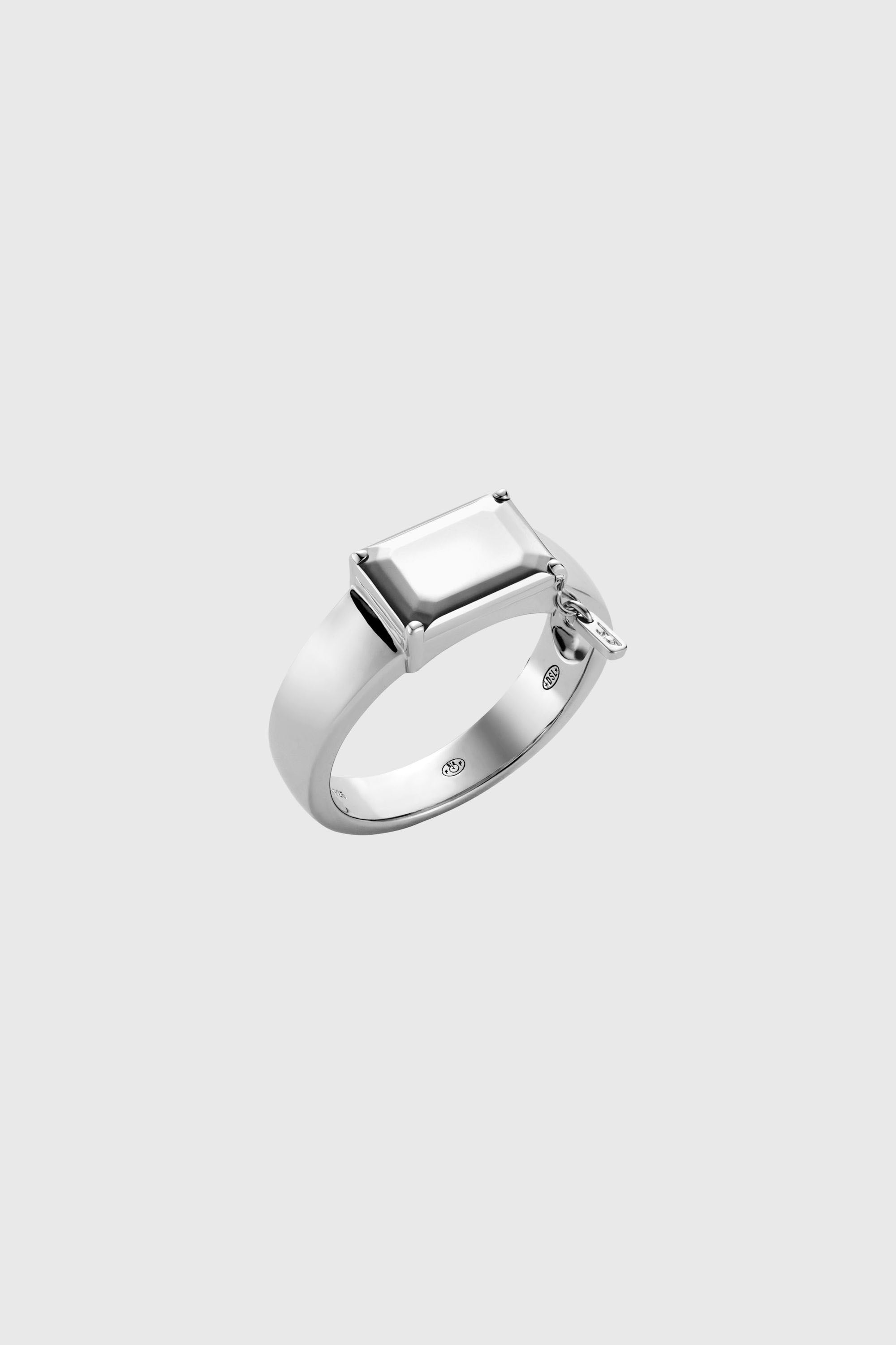 Diesel - DL1365040 STERLING SILVER JEWEL, Unisex's リング in シルバー - 1