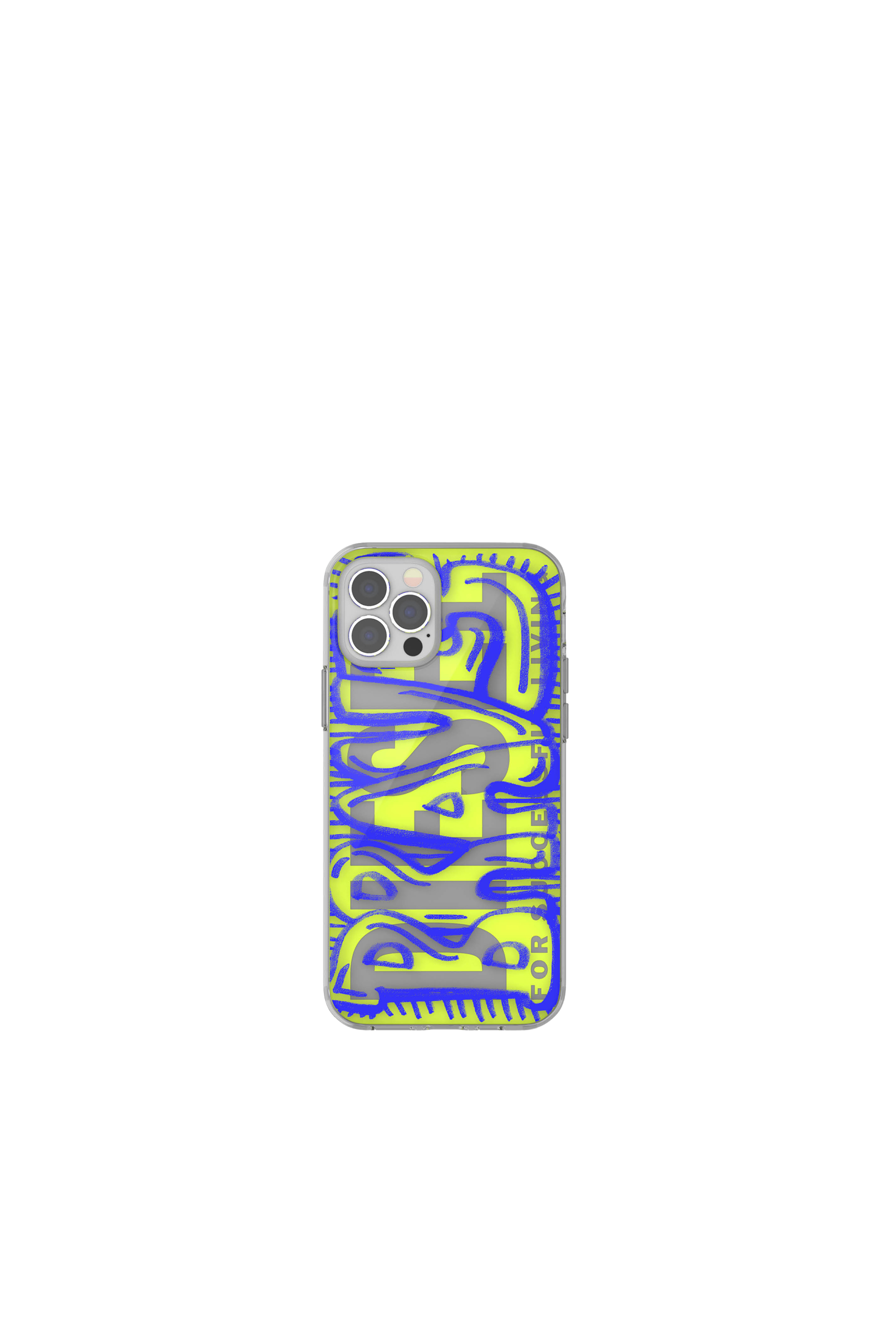 Diesel - 42564 STANDARD CASE, Unisex's Ultra-light TPU Case for iPhone 12/12 Pro in ブルー/グリーン - 2