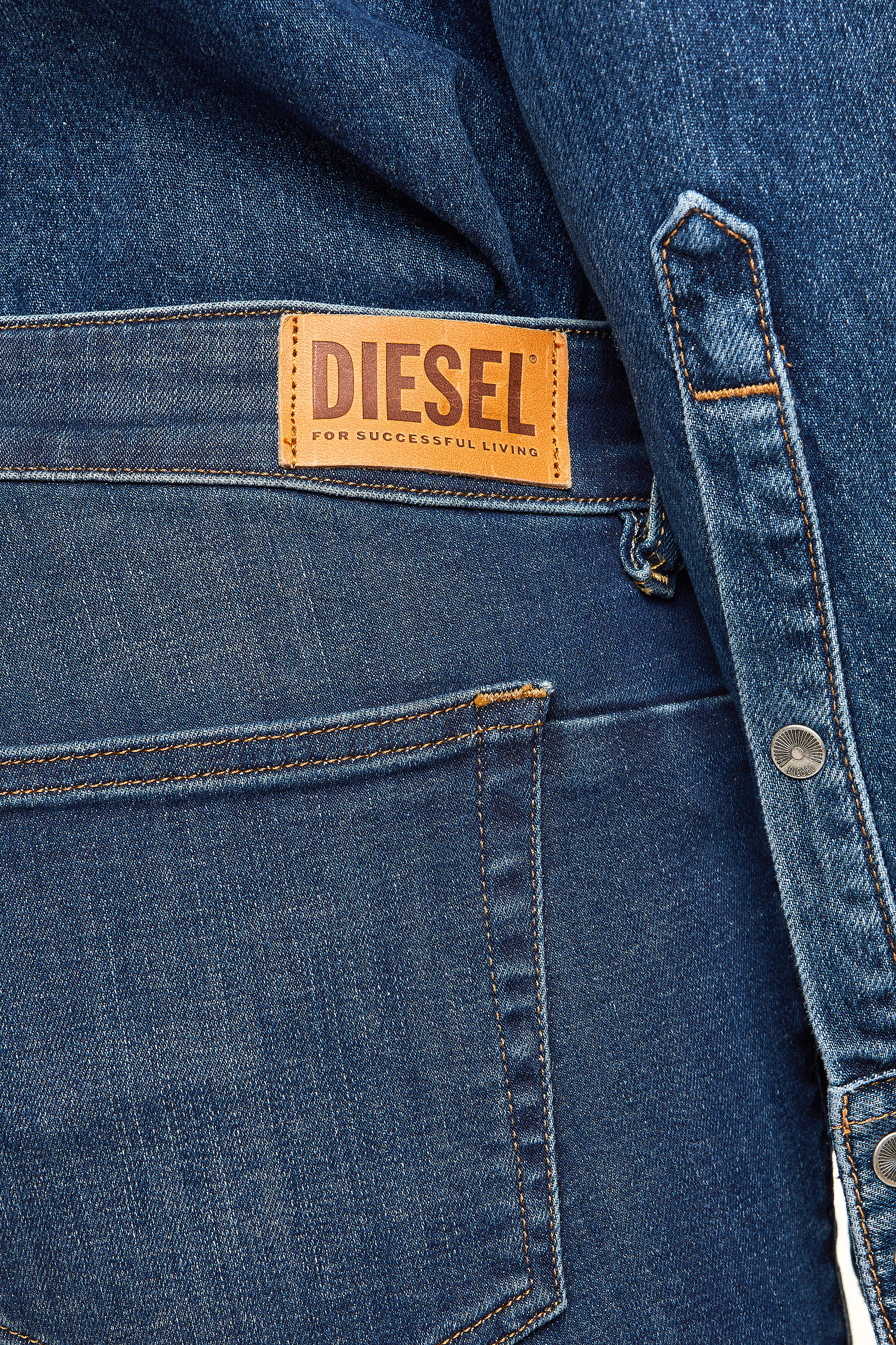 Diesel - D-Jevel 009HL Slim Jeans, ダークブルー - Image 5