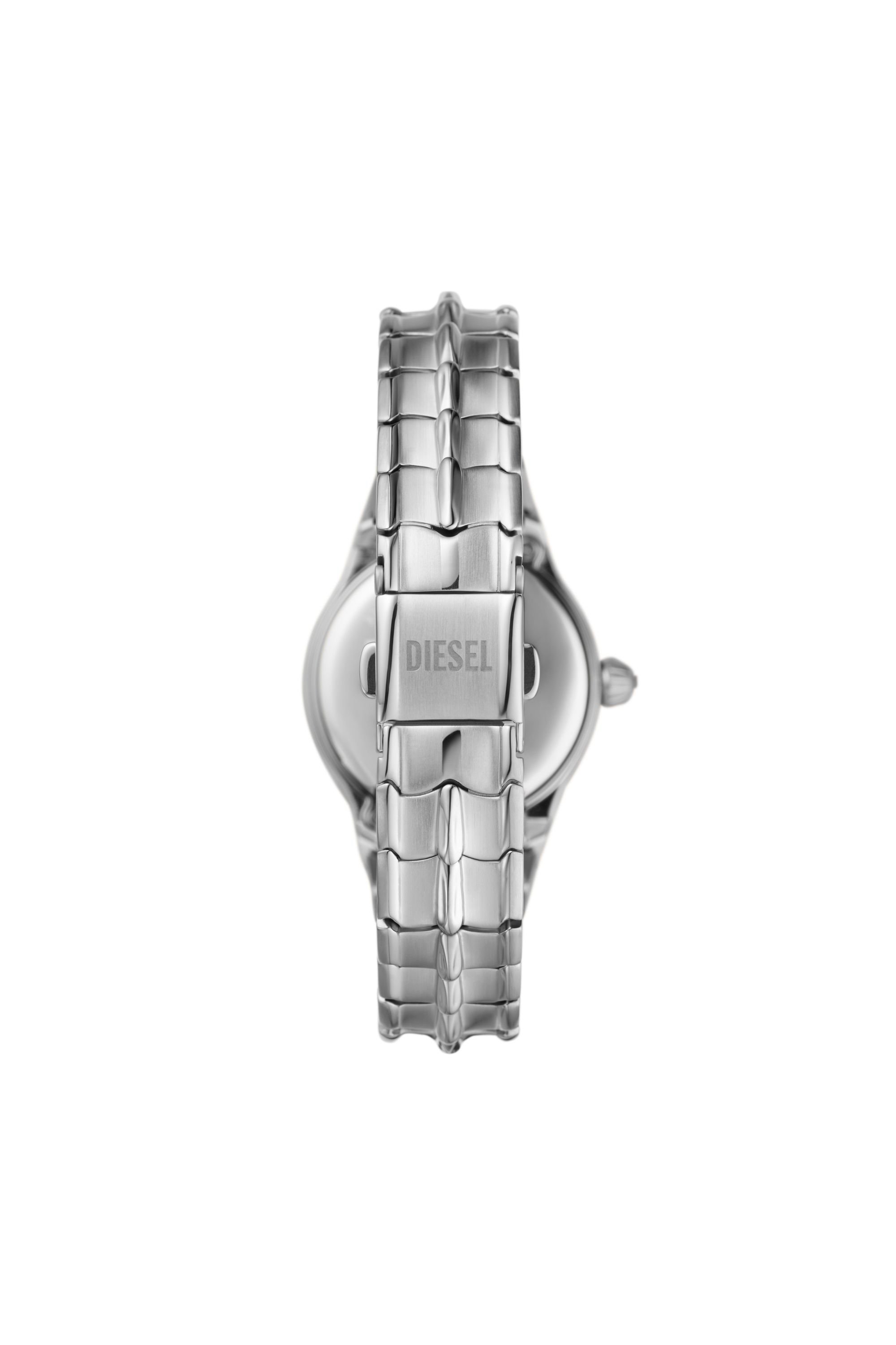 Diesel - DZ5605, Female's Vert three-hand stainless steel watch in シルバー - 2