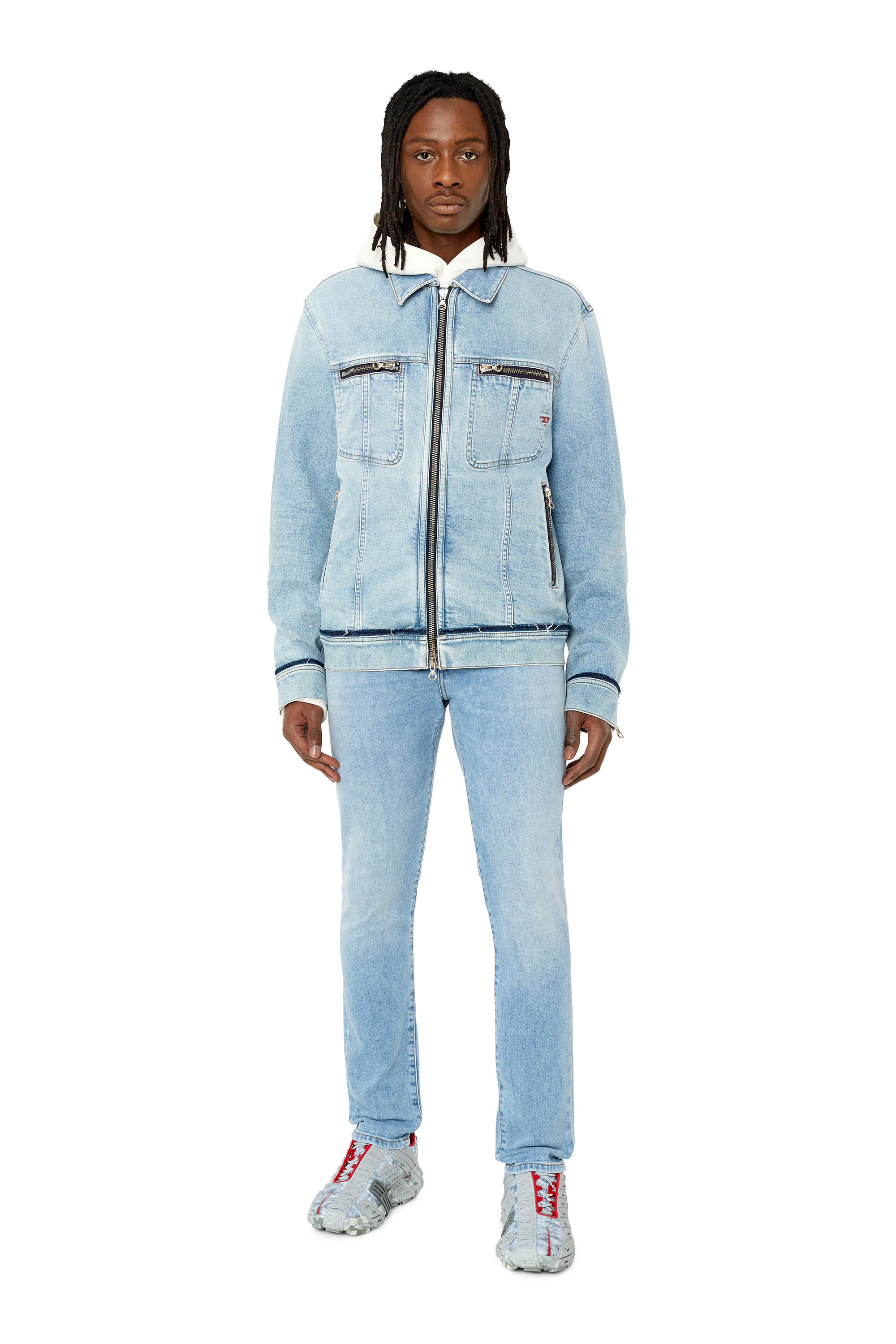 Diesel - Slim Jeans 2019 D-Strukt 09F41, ライトブルー - Image 4
