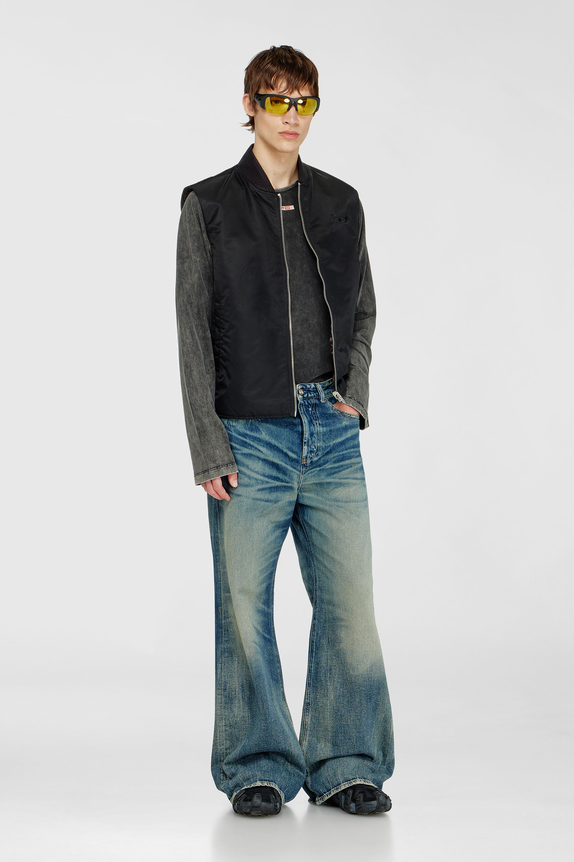 Diesel - Male's Relaxed Jeans D-Rise 09P55, ダークブルー - 1