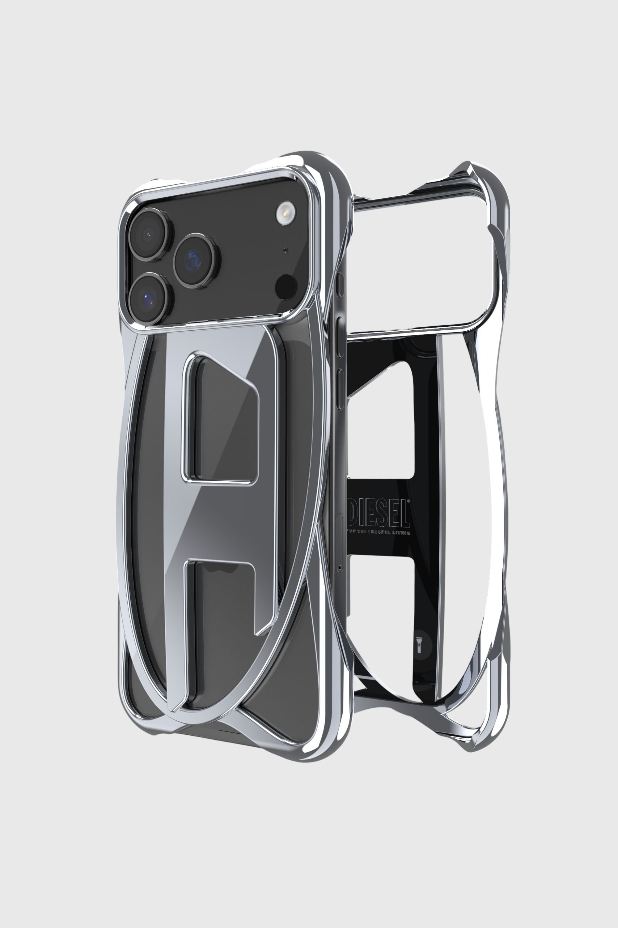 60446 D FRAME CASE IPHONE 17 PRO MAX｜グレー｜ウィメンズ｜DIESEL