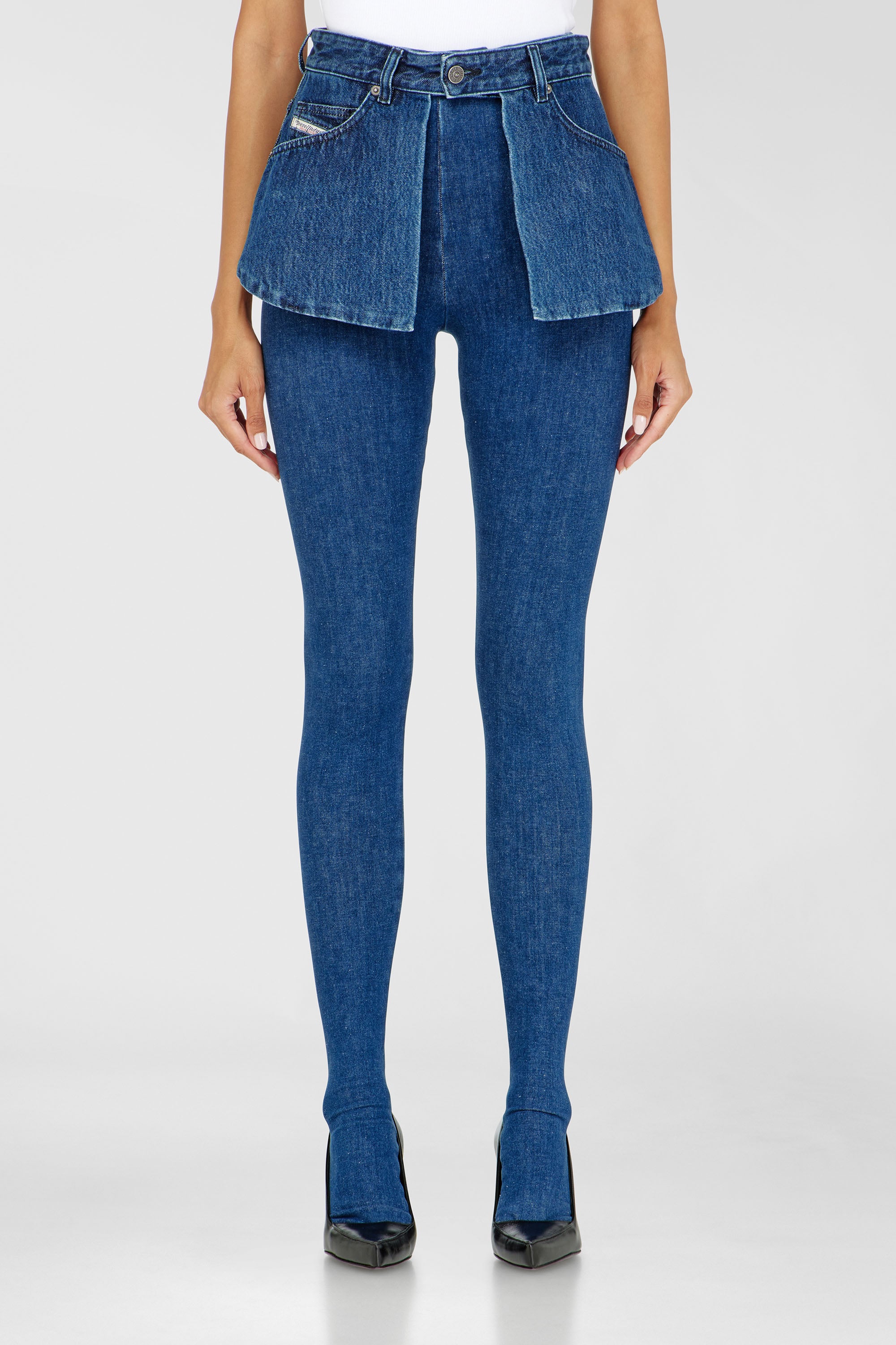 Diesel - Female's Skinny Jeans D-Spika 09R31, ダークブルー - 1