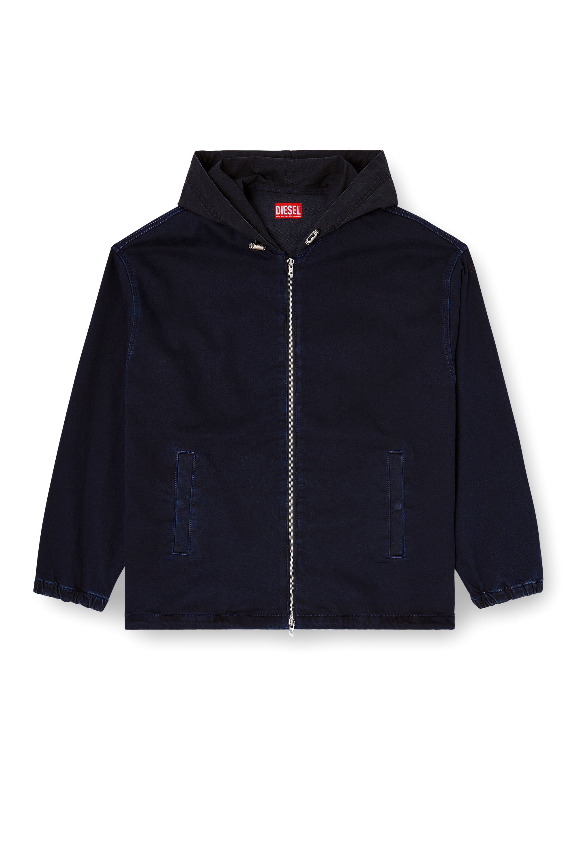 Diesel - D-WYNNY JOGG, Male's ジョグ ジップアップパーカー in ブルー - 3