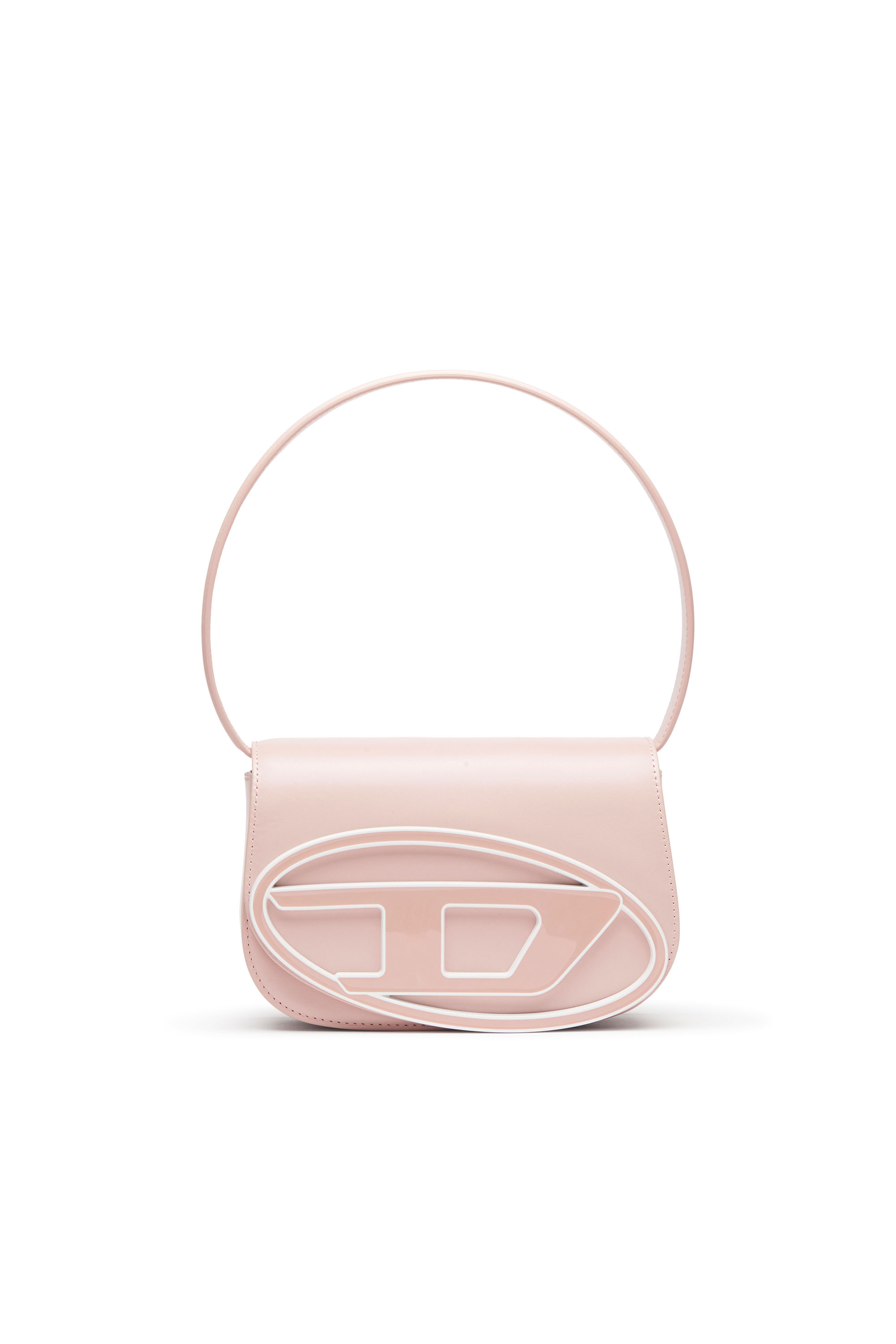 Diesel - 1DR, Female's 1DR-Iconic shoulder bag in pastel leather in ピンク / ホワイト - 1
