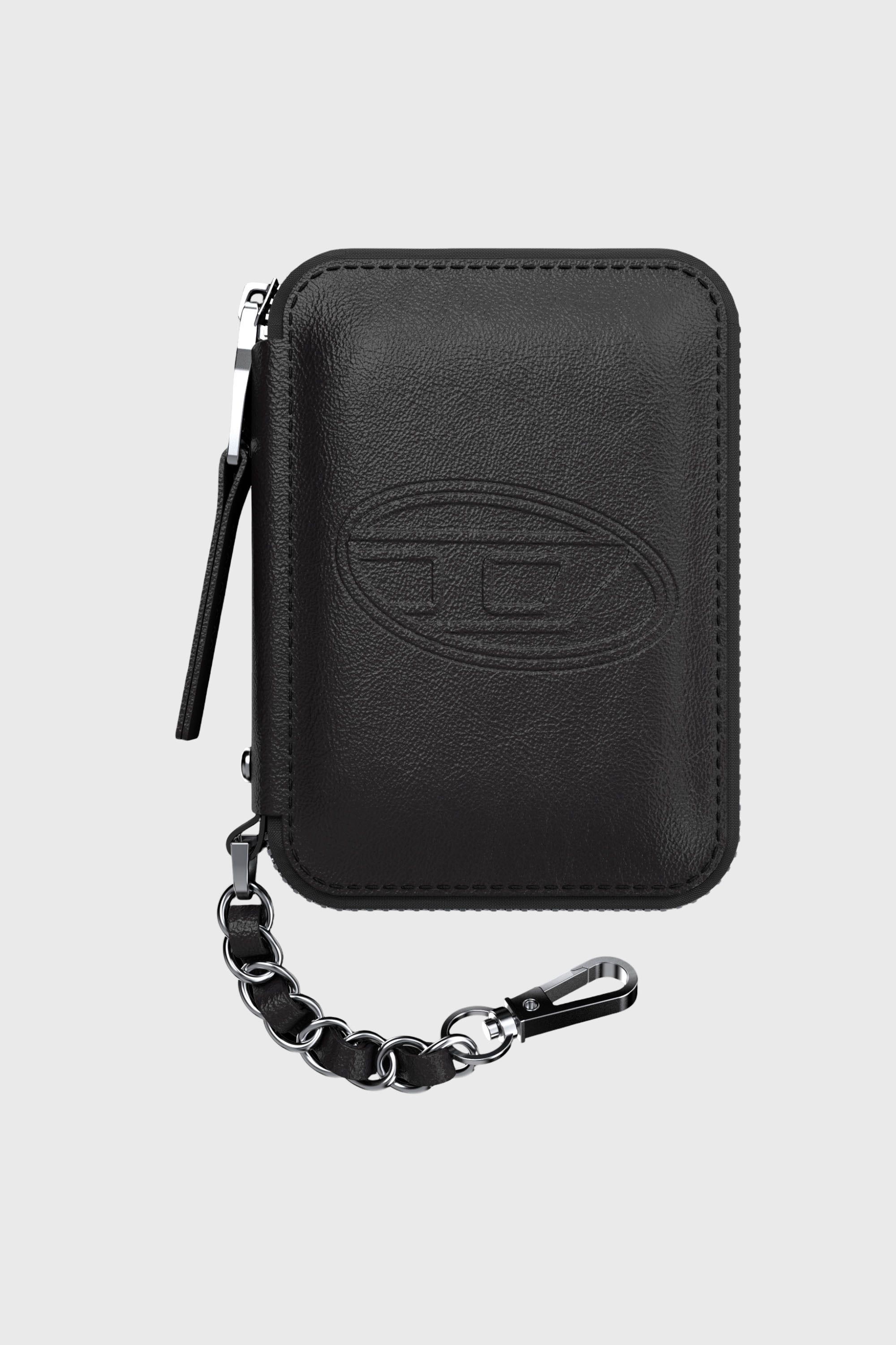 Diesel - 60667 UNIVERSAL POUCH, Unisex's Oval D MagSafe pouch in ブラック - 1