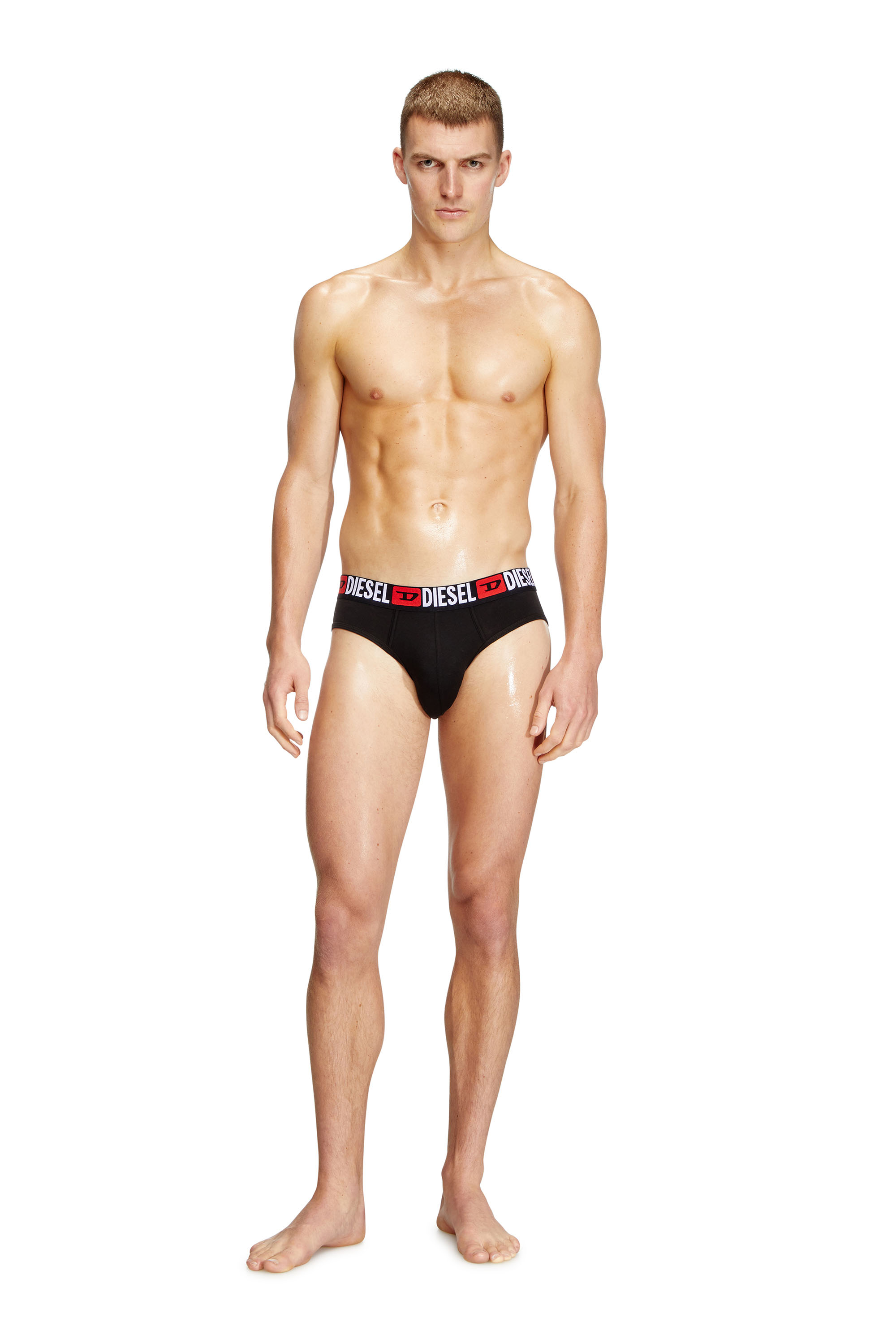 Diesel - UMBR-ANDRETHREEPACK, Male's アンダーウェアブリーフ3枚セット in ブラック - 3