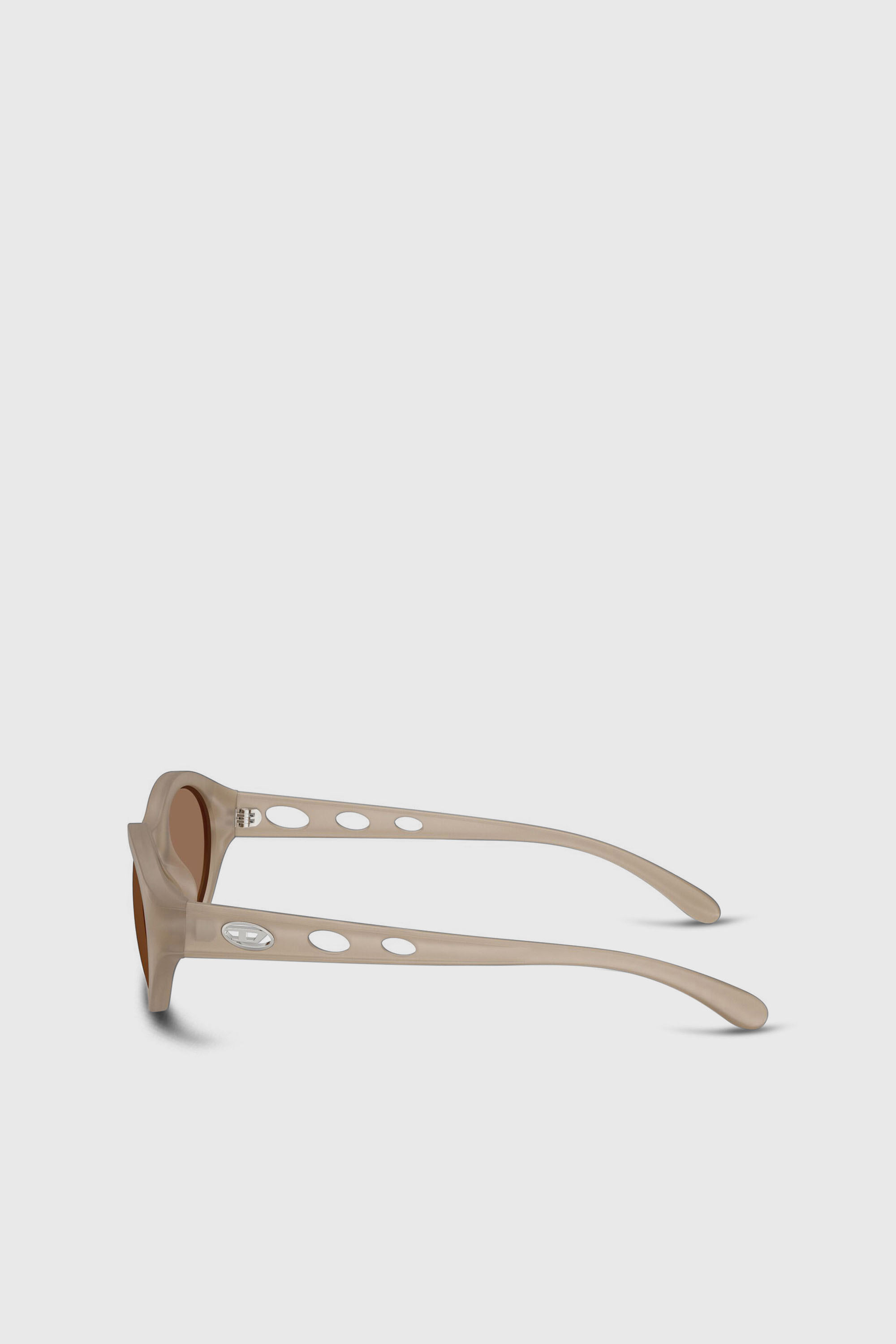 Diesel - 0DL3005U, Unisex's Oval sunglasses in ベージュ - 2