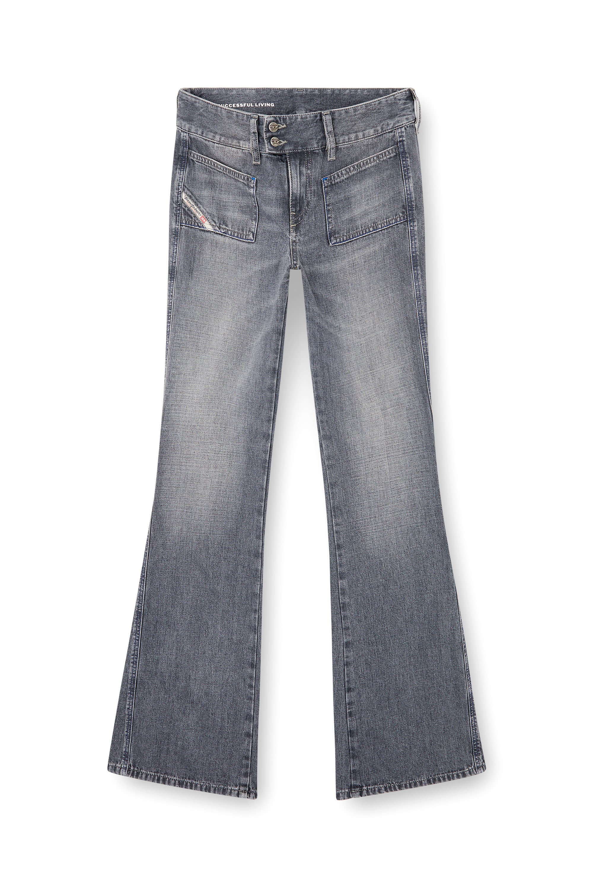Diesel - Female's Bootcut Jeans D-Hush 09N83, グレー - 3