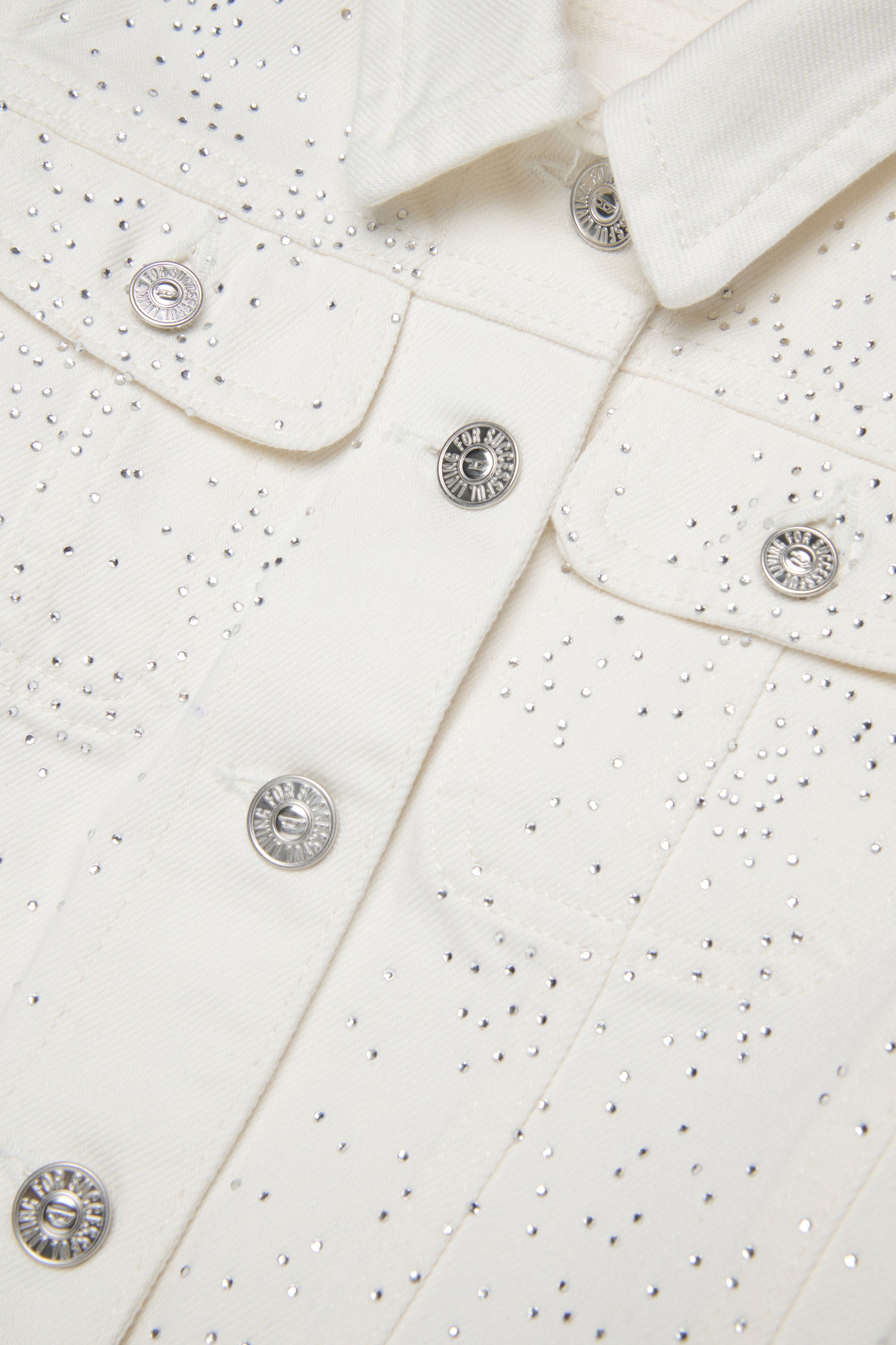 Diesel - JSLIMMY-J, Female's デニムジャケット in ホワイト - 4