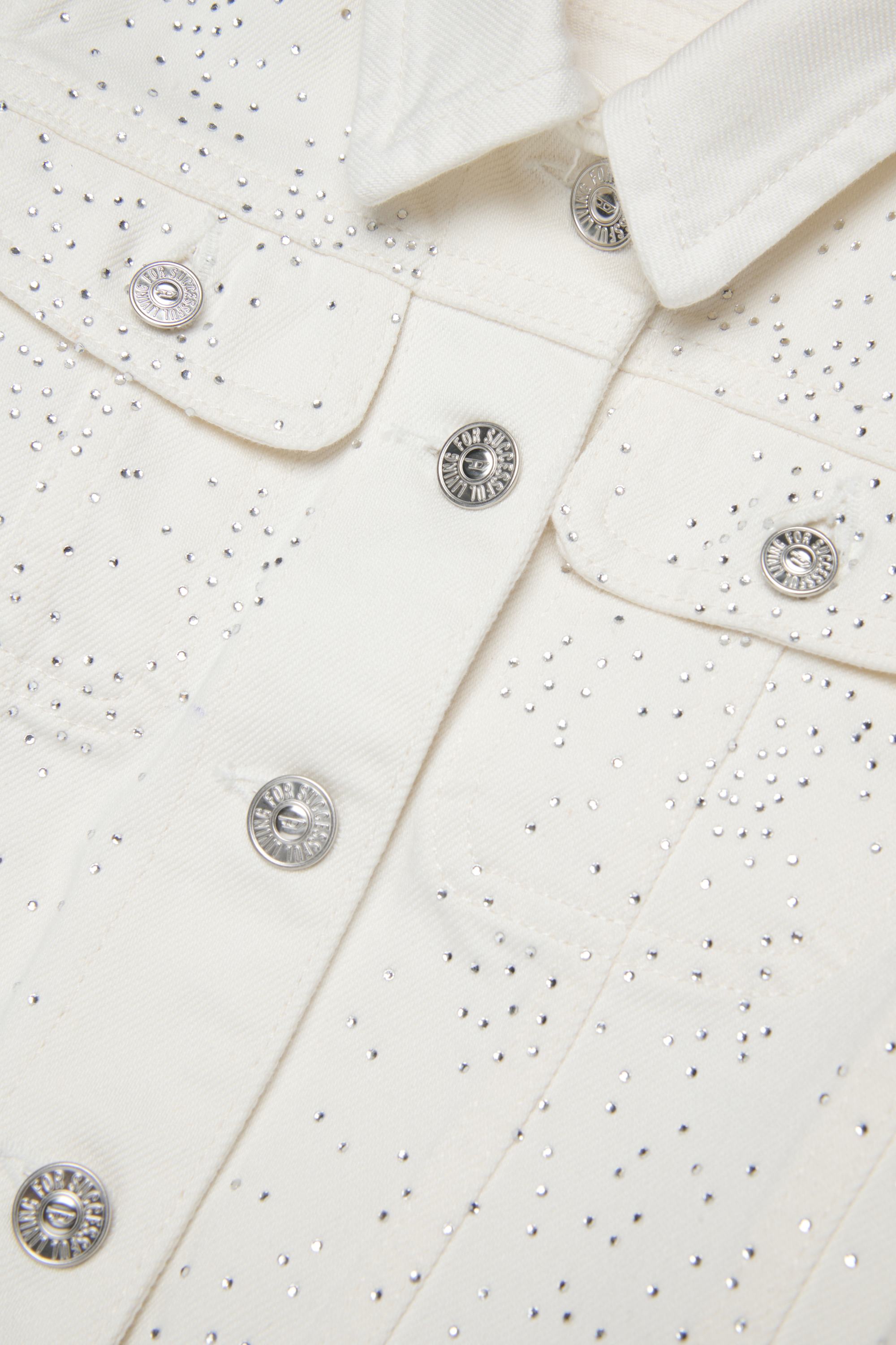 Diesel - JSLIMMY-J, Female's デニムジャケット in ホワイト - 4