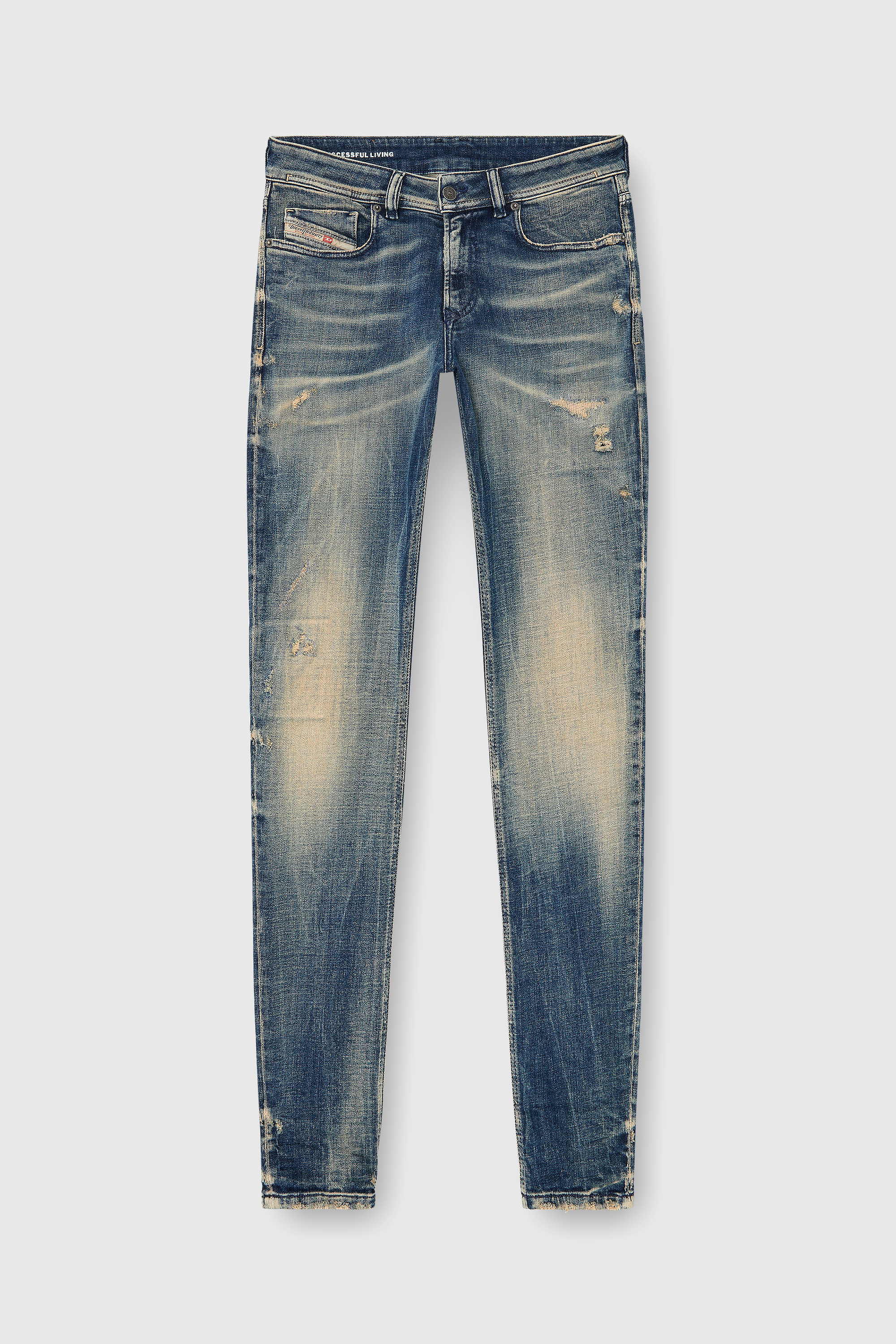 Diesel - Male's Skinny Jeans 1979 Sleenker 09P68, ダークブルー - 6