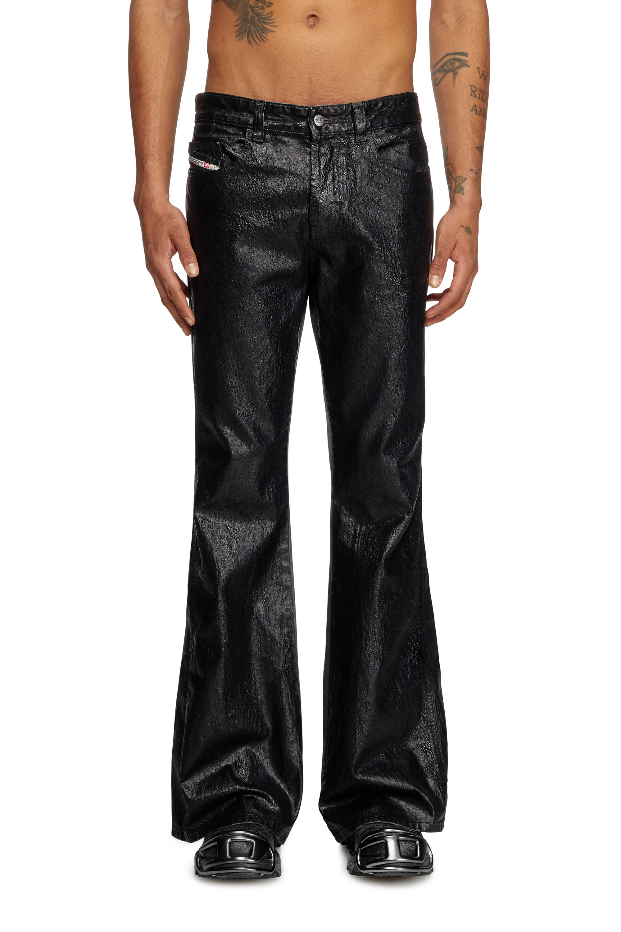 Diesel - Unisex's Bootcut Jeans 1998 D-Buck 0DBCV, ブラック/ダークグレー - 3