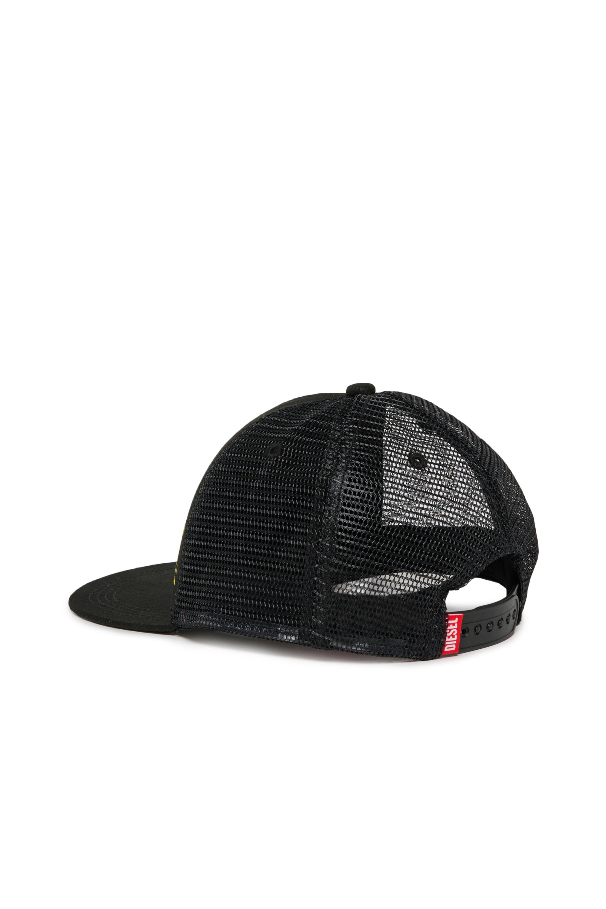 Diesel - FIDDIT, Male's Baseball cap in cotton and mesh in ブラック - 2