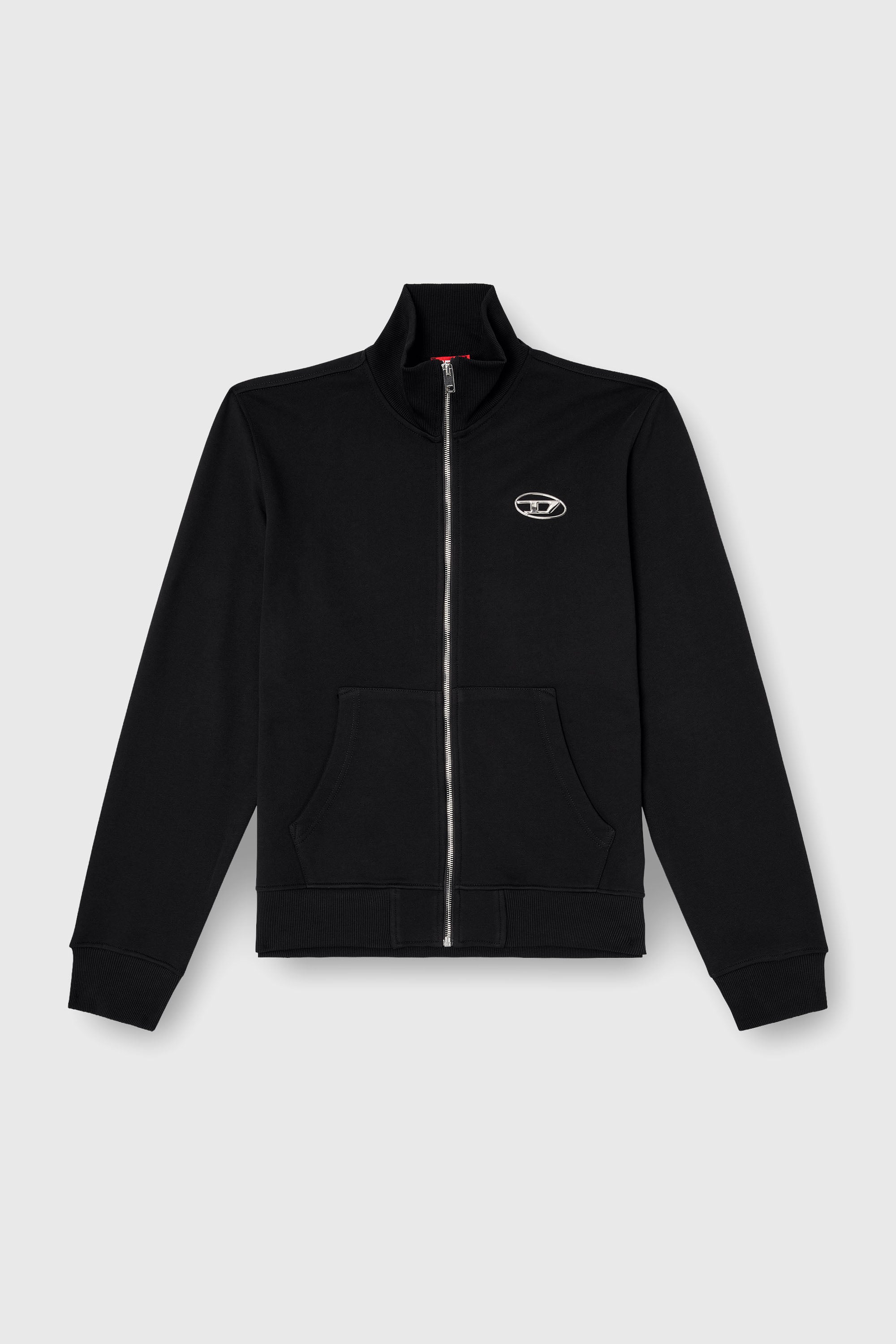 Diesel - S-GINNI-ZIP-OD, Male's ジップアップスウェット in ブラック - 2