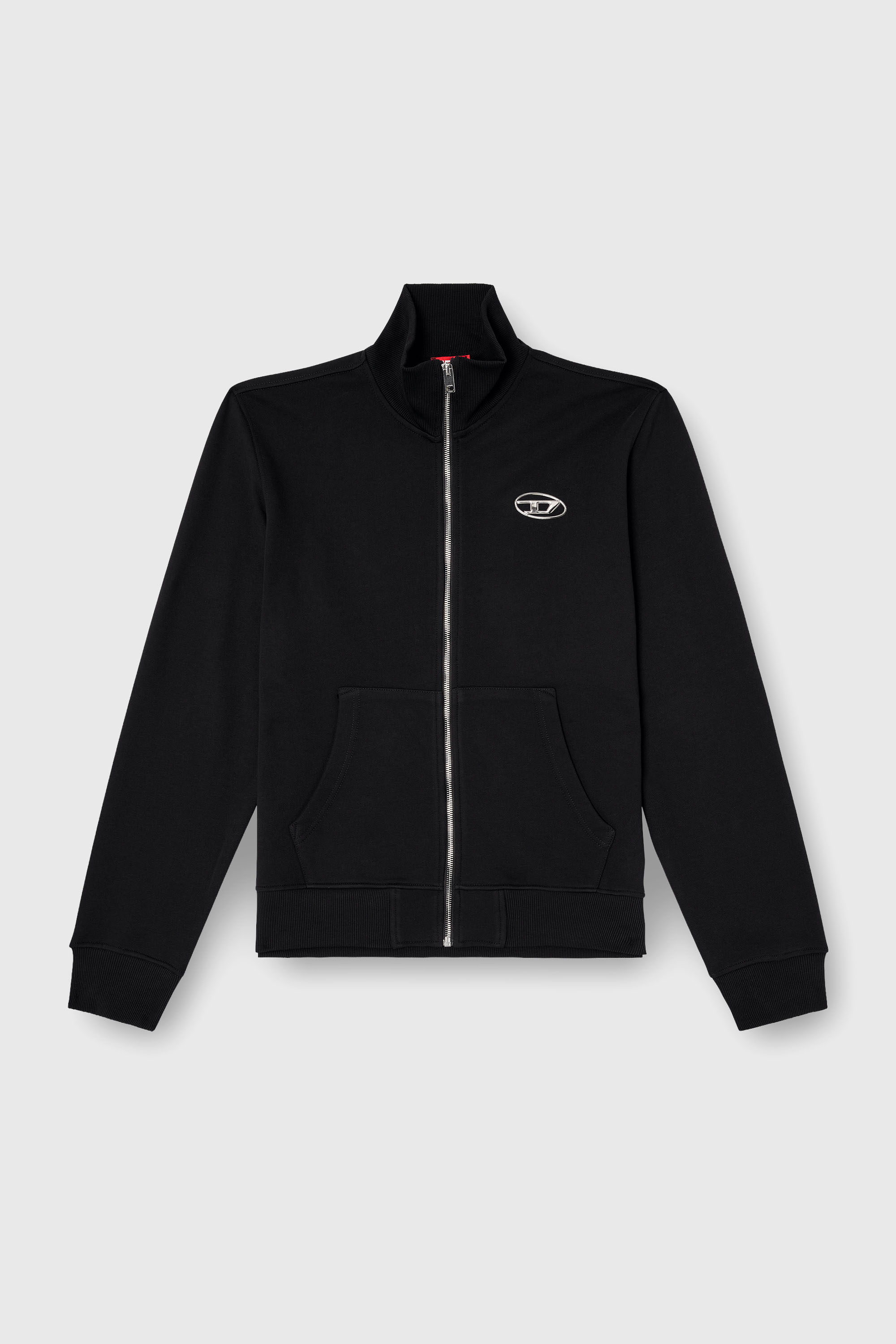 Diesel - S-GINNI-ZIP-OD, Male's ジップアップスウェット in ブラック - 2