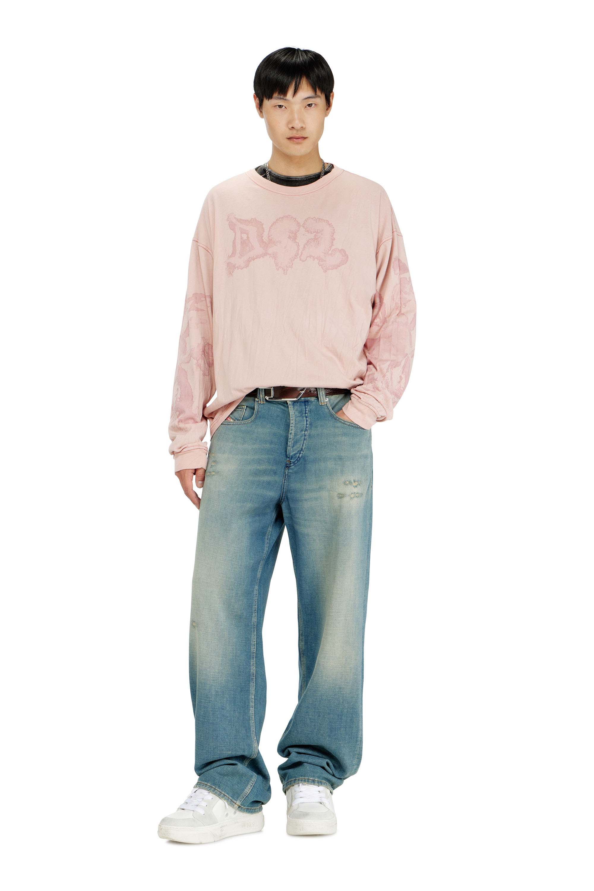 Diesel - T-BOXT-LS-AA4, Male's 長袖Tシャツ in null - 1
