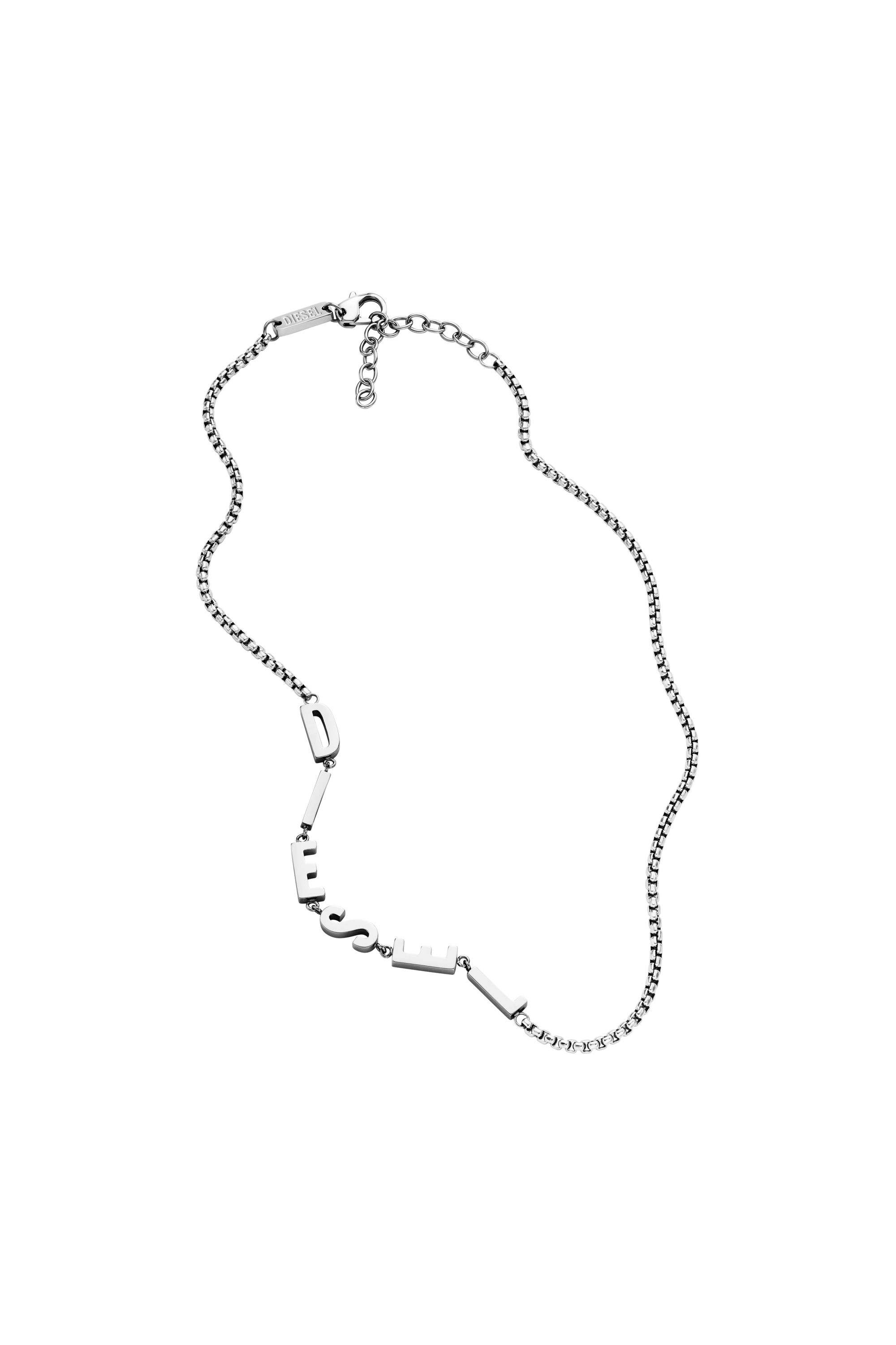 Diesel - DX1491, Unisex's Stainless steel chain necklace in シルバー - 2