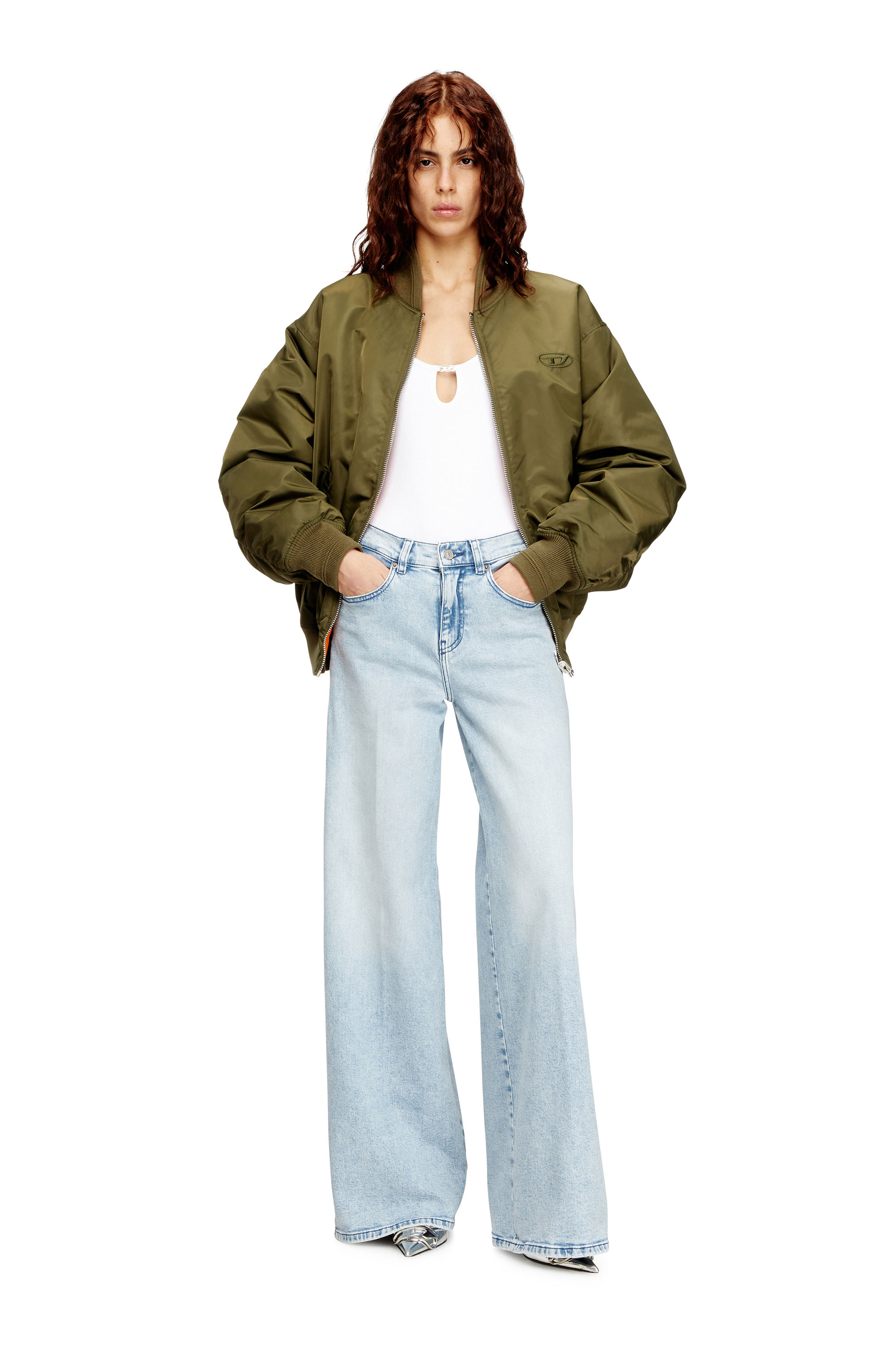 Diesel - Female's Flare Jeans 1978 D-Akemi 0ADBJ, ライトブルー - 2