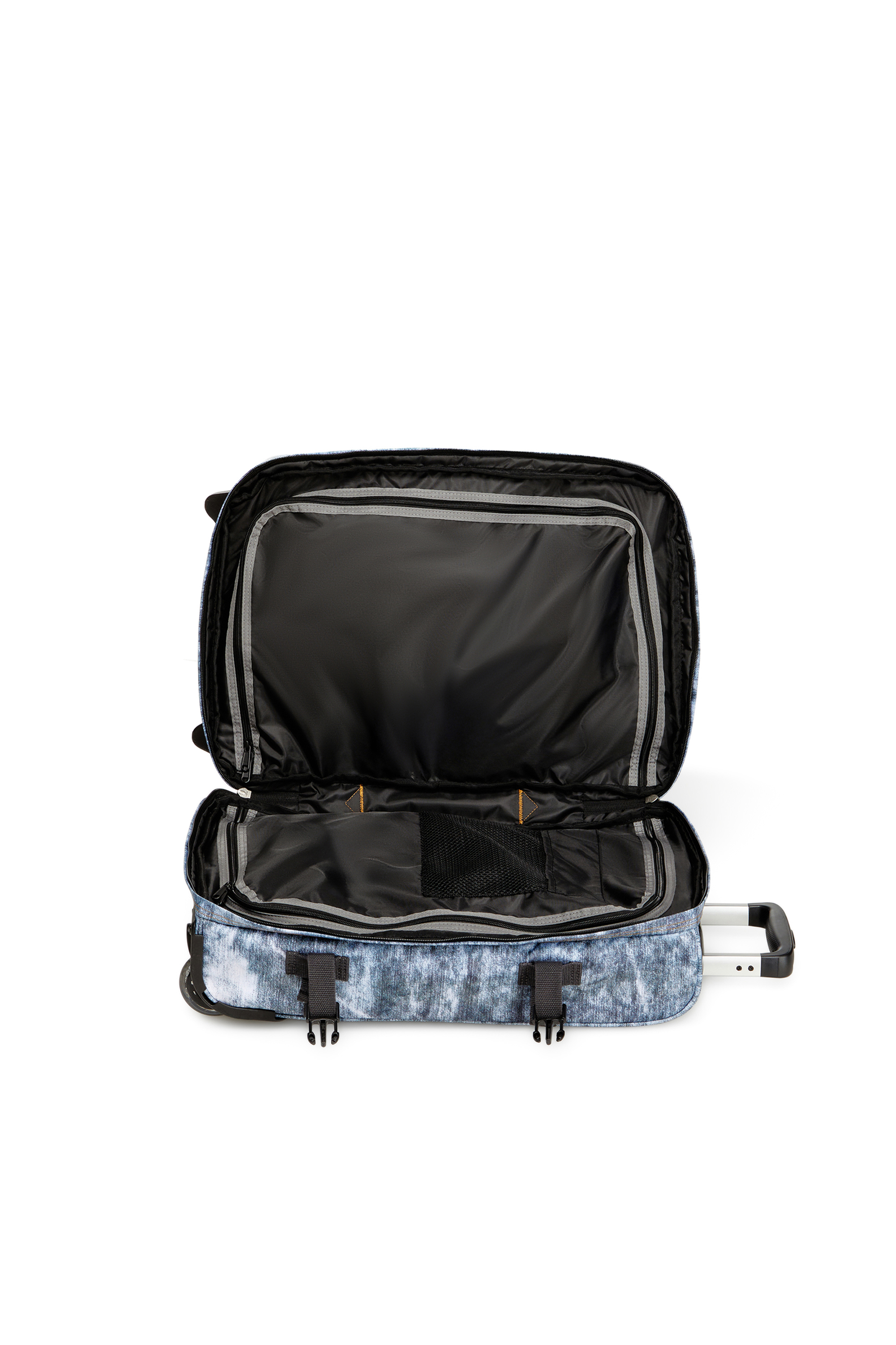 Diesel - DIESEL TRANSIT'R S, Unisex's Cabin bag in trompe l'oeil denim in ブルー - 4