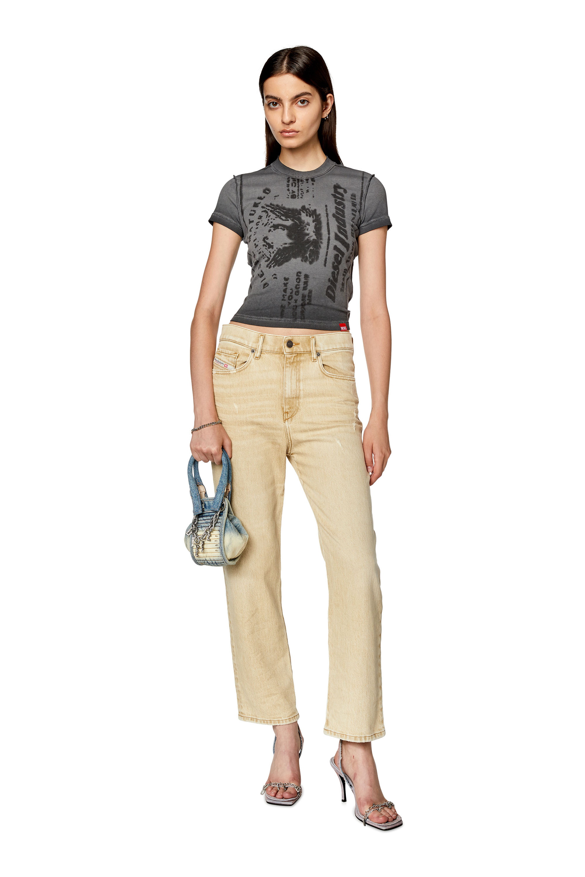 Diesel - Boyfriend Jeans 2016 D-Air 09G52, Brown - Image 5
