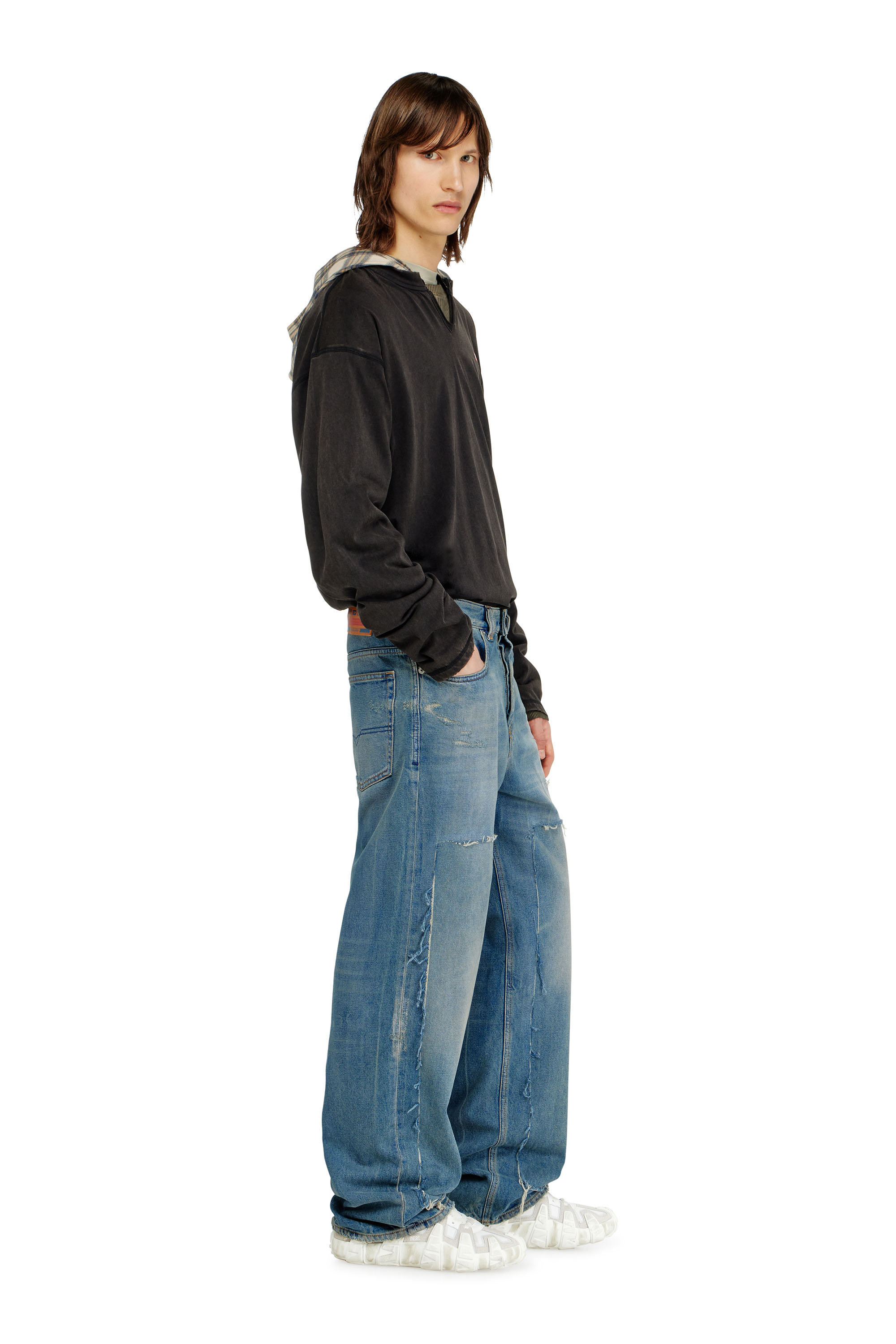 Diesel - Male's 2001 D-MACRO, ミディアムブルー - 3