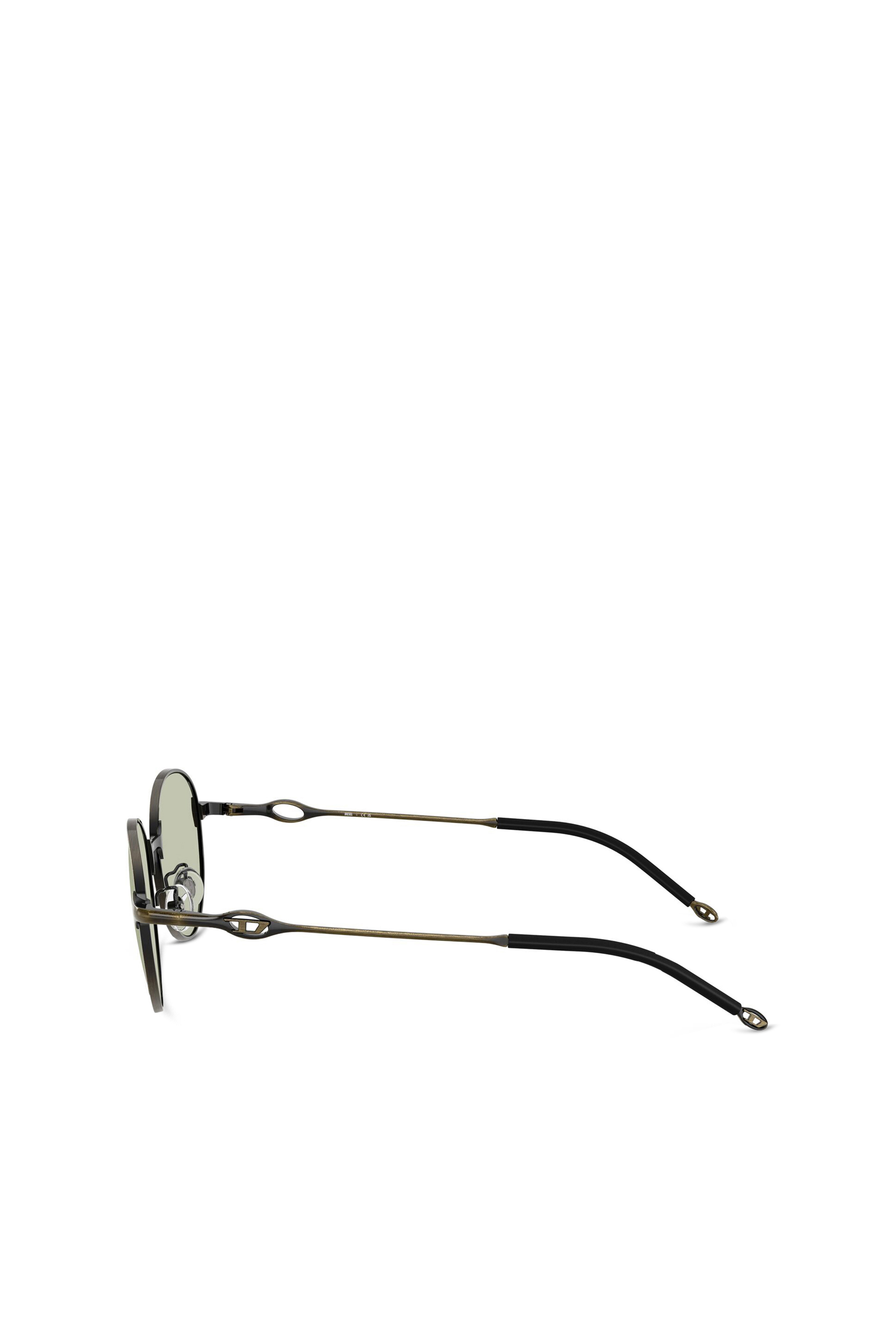 Diesel - 0DL1012D, Unisex's Oval sunglasses in グリーン - 2
