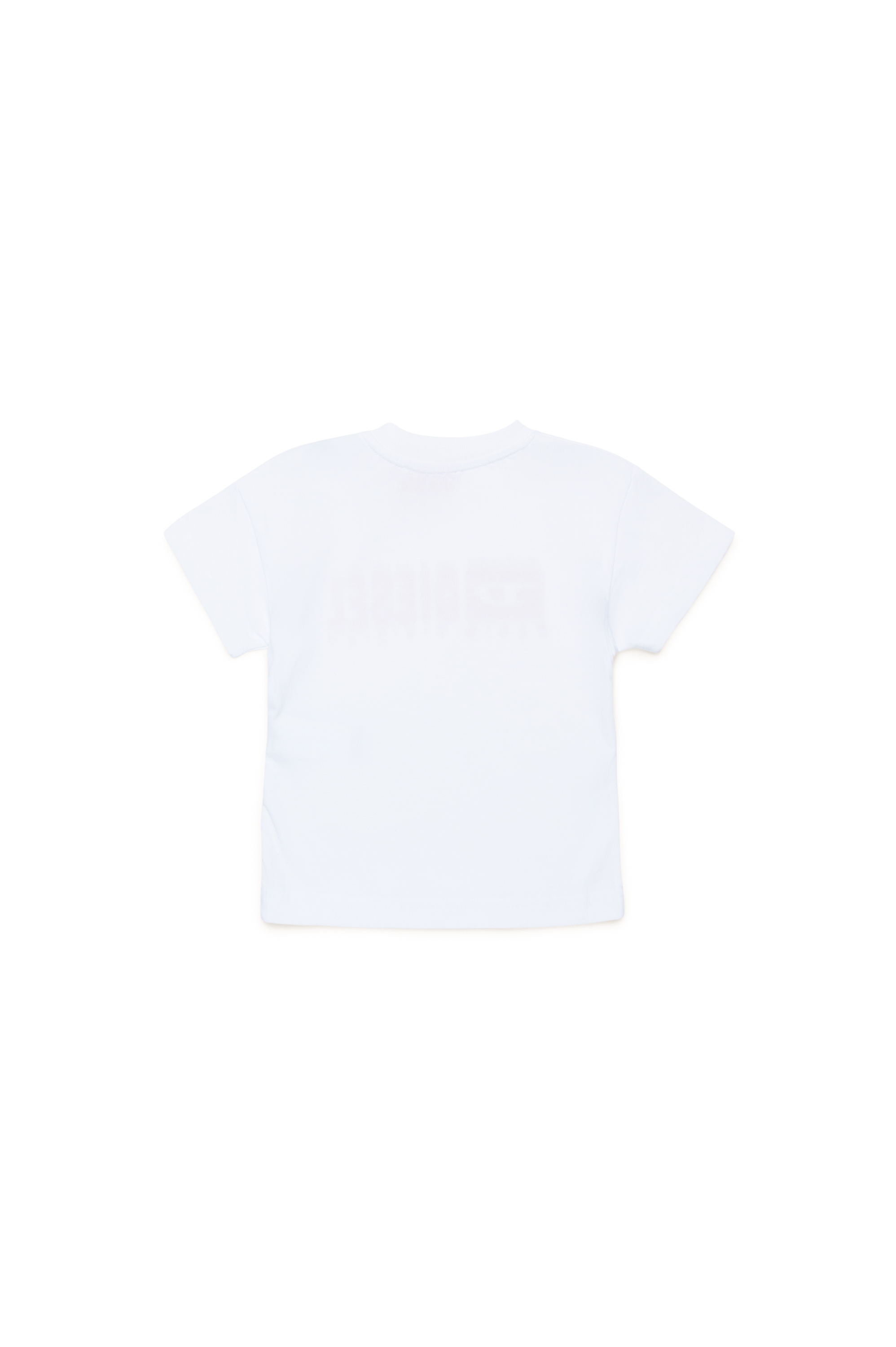 Diesel - TDIEGORL6MAB, Unisex's T-shirt with smudged logo in ホワイト - 2