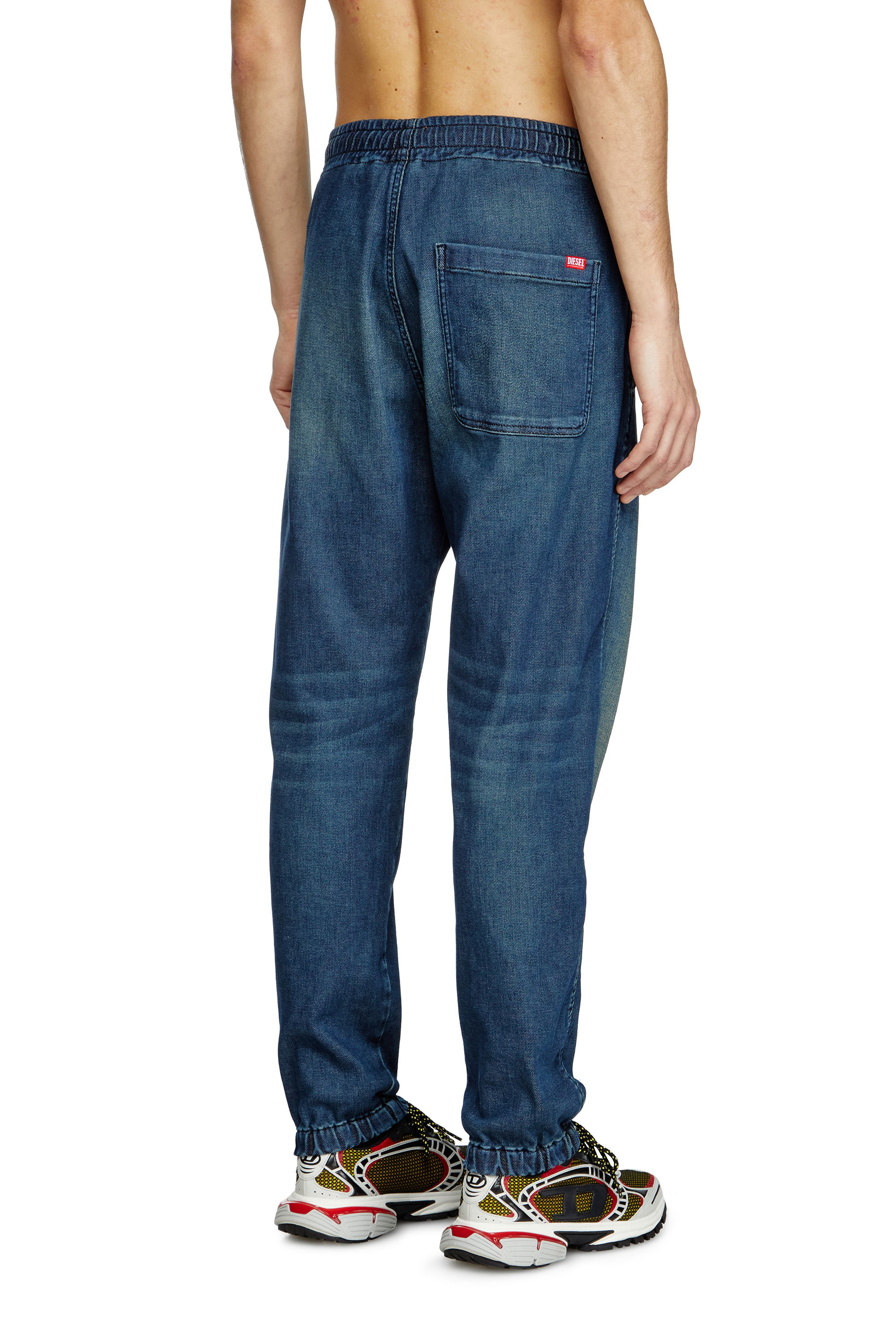 Diesel - Unisex's Slim D-Labb Track denim 09L75, ミディアムブルー - 5