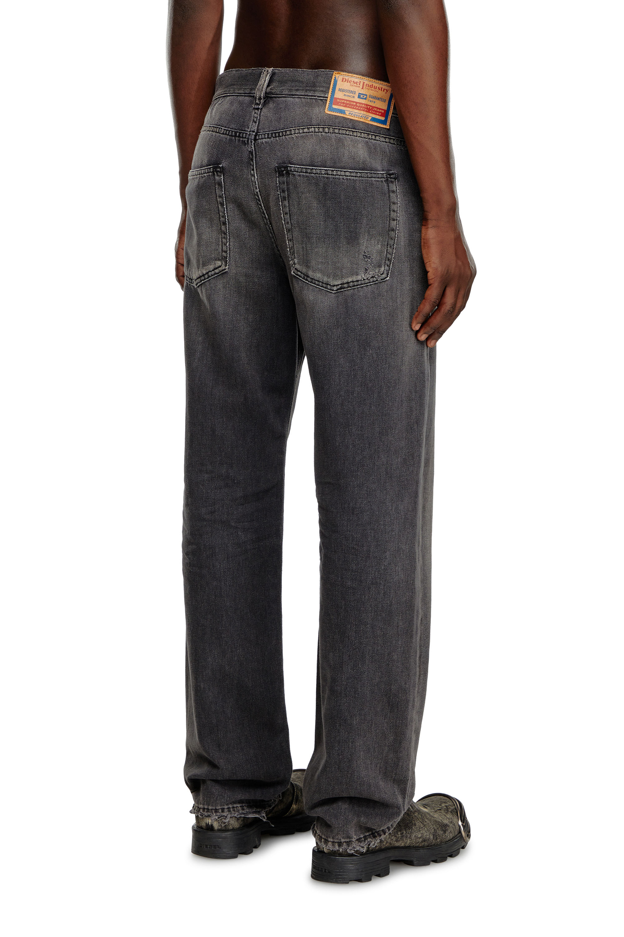 Diesel - Male's Regular Jeans 2024 D-Macs 09K14, ブラック/ダークグレー - 4