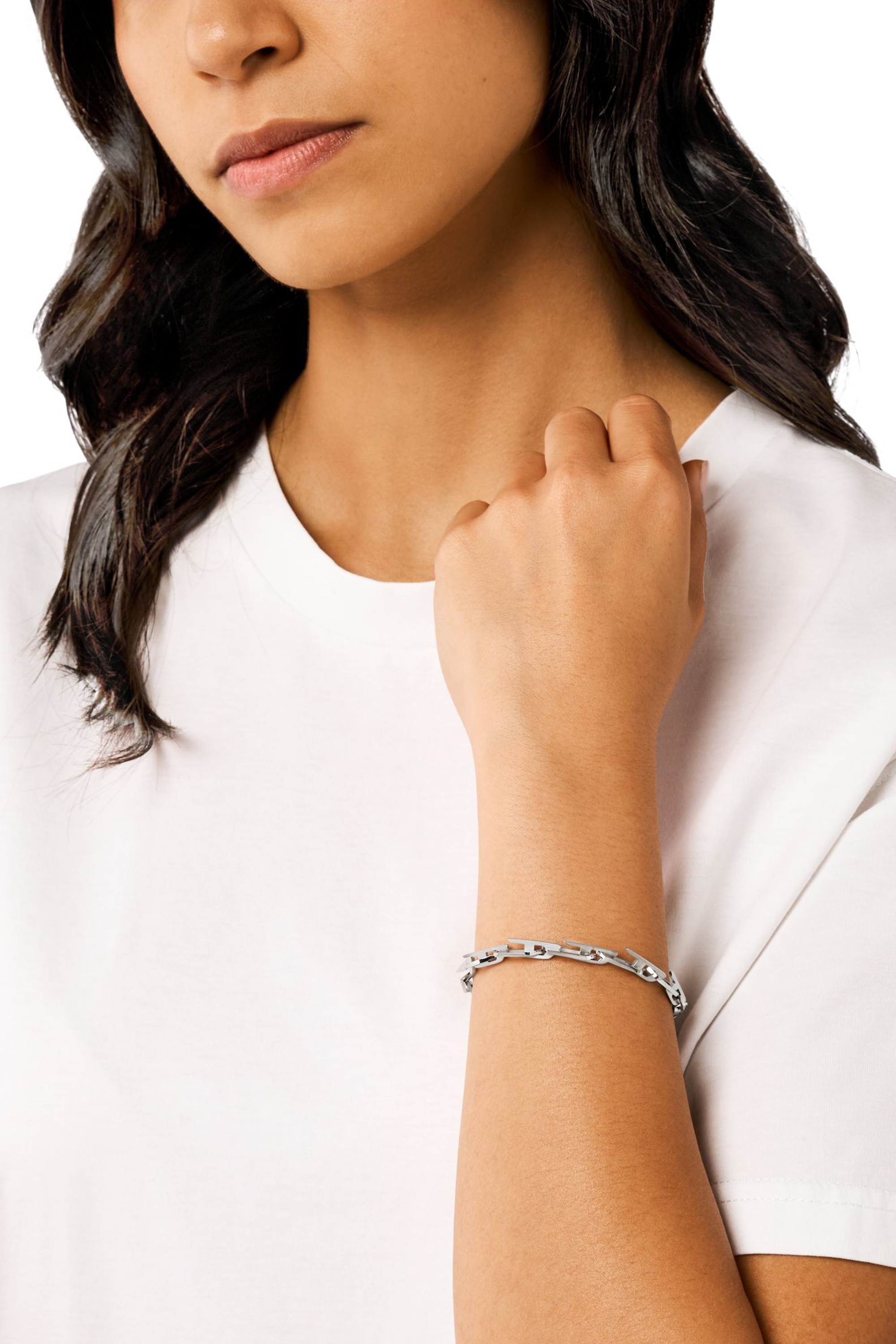 Diesel - DX1536040, Unisex's ブレスレット in シルバー - 4