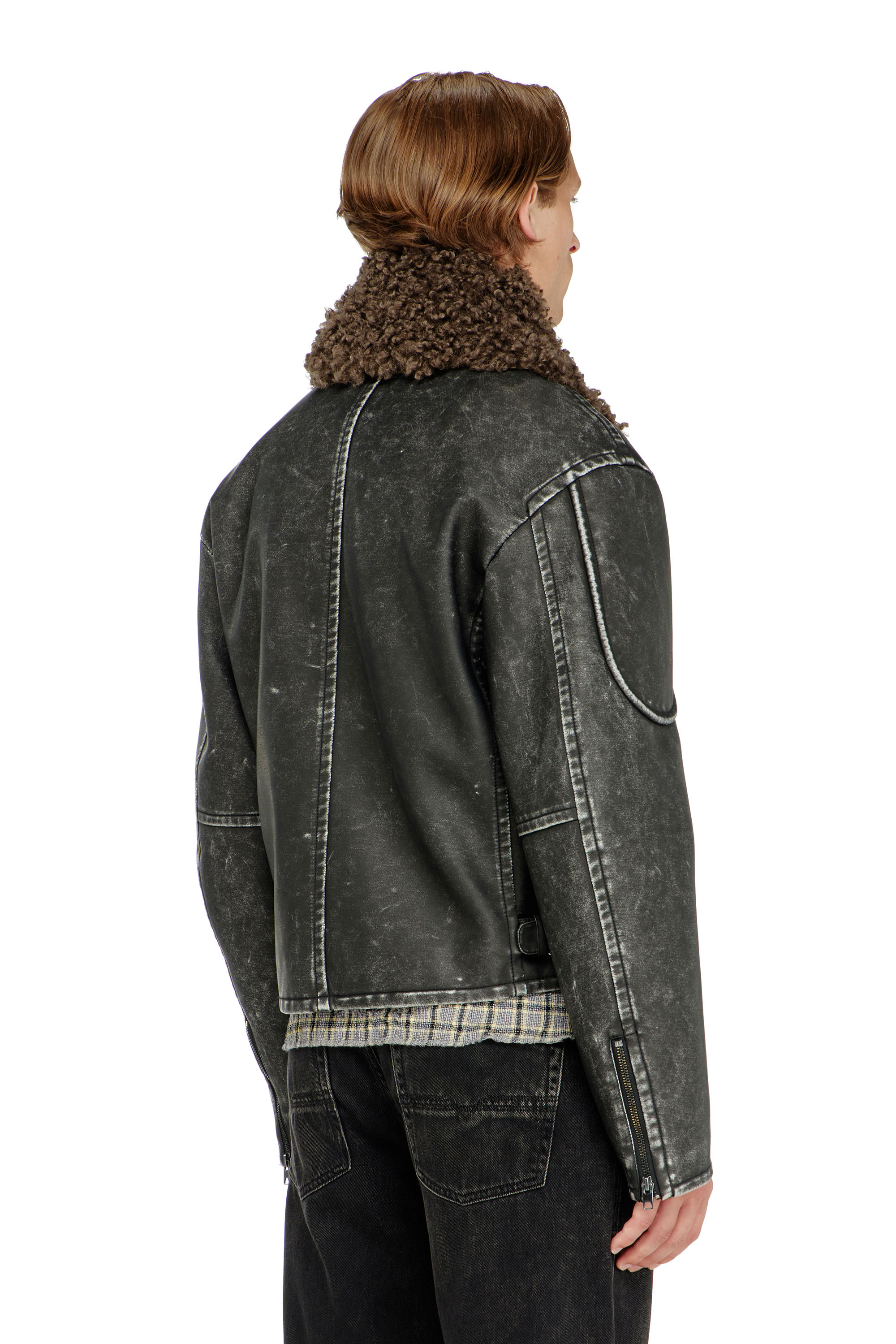 Diesel - W-ALEX, Male's ジャケット in ダークグレー - 5