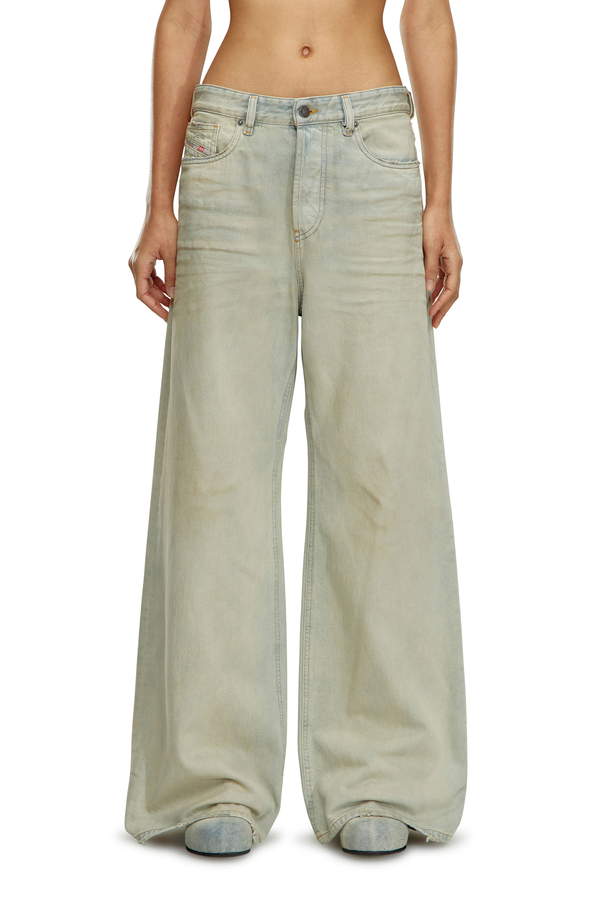 Diesel - Female's Relaxed Jeans 1996 D-Sire 09H60, ライトブルー - 2