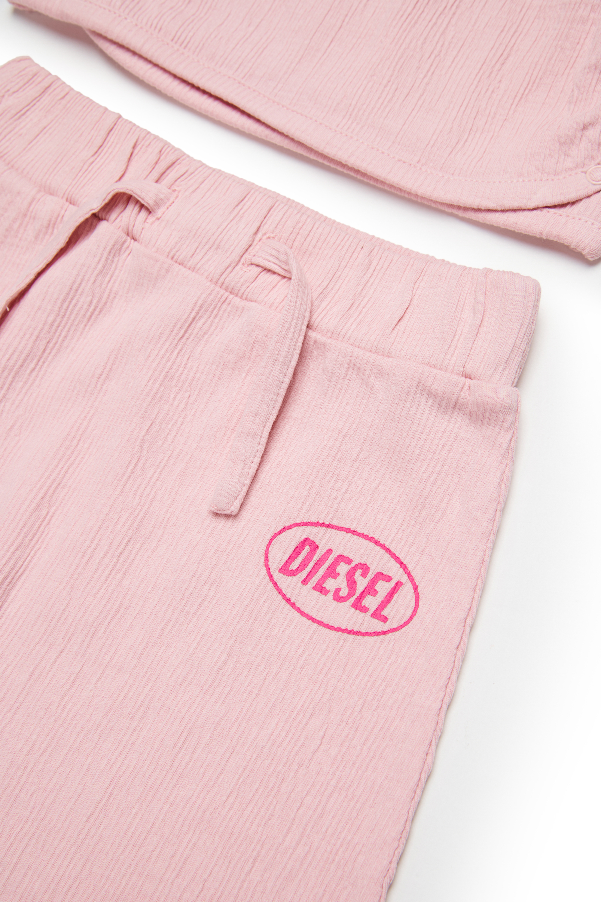 Diesel - STSIDE-NB-SET, Unisex's セットアップ in ピンク / ホワイト - 4