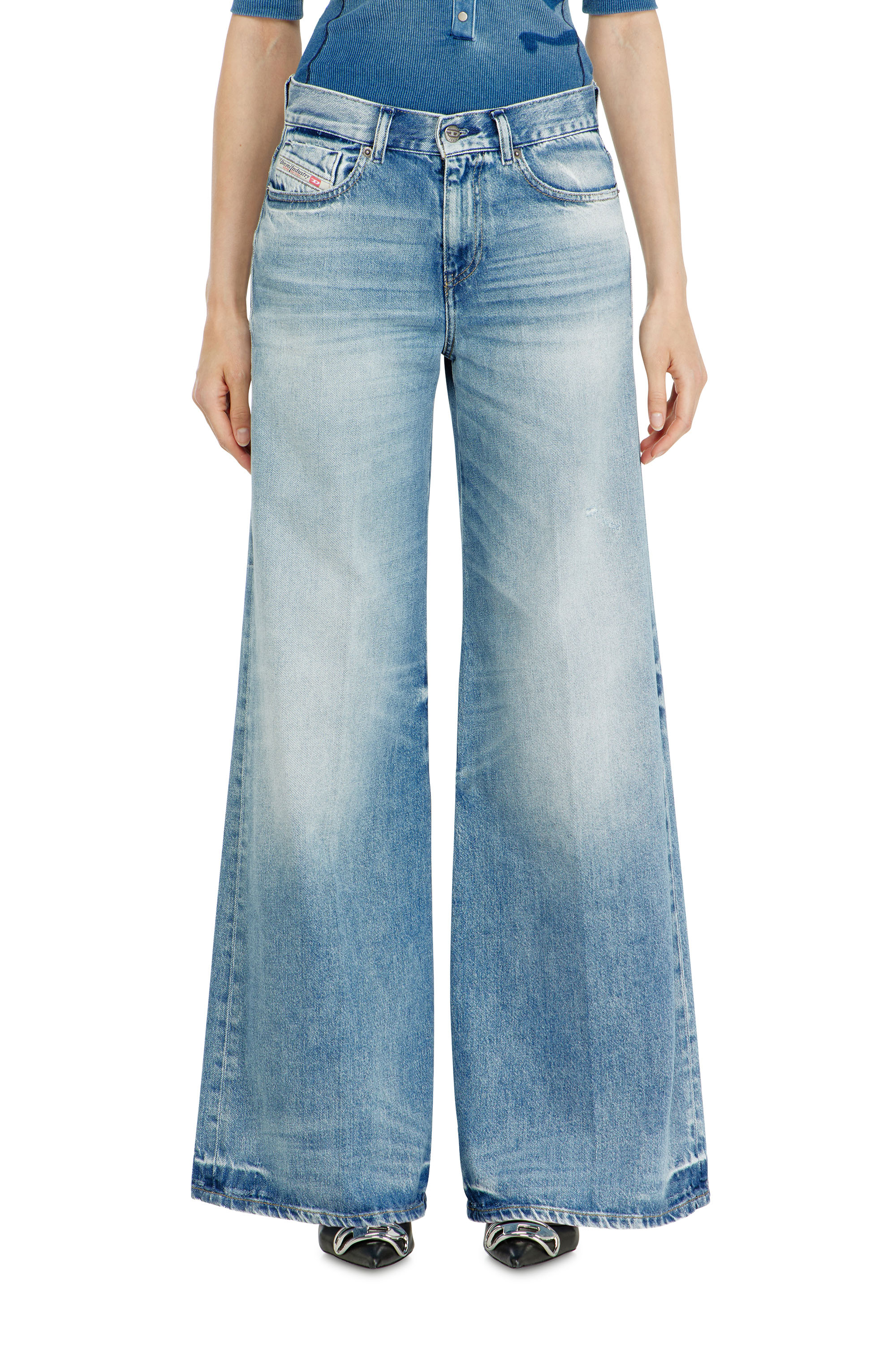 Diesel - Female's Flare Jeans 1978 D-Akemi 09M07, ライトブルー - 4