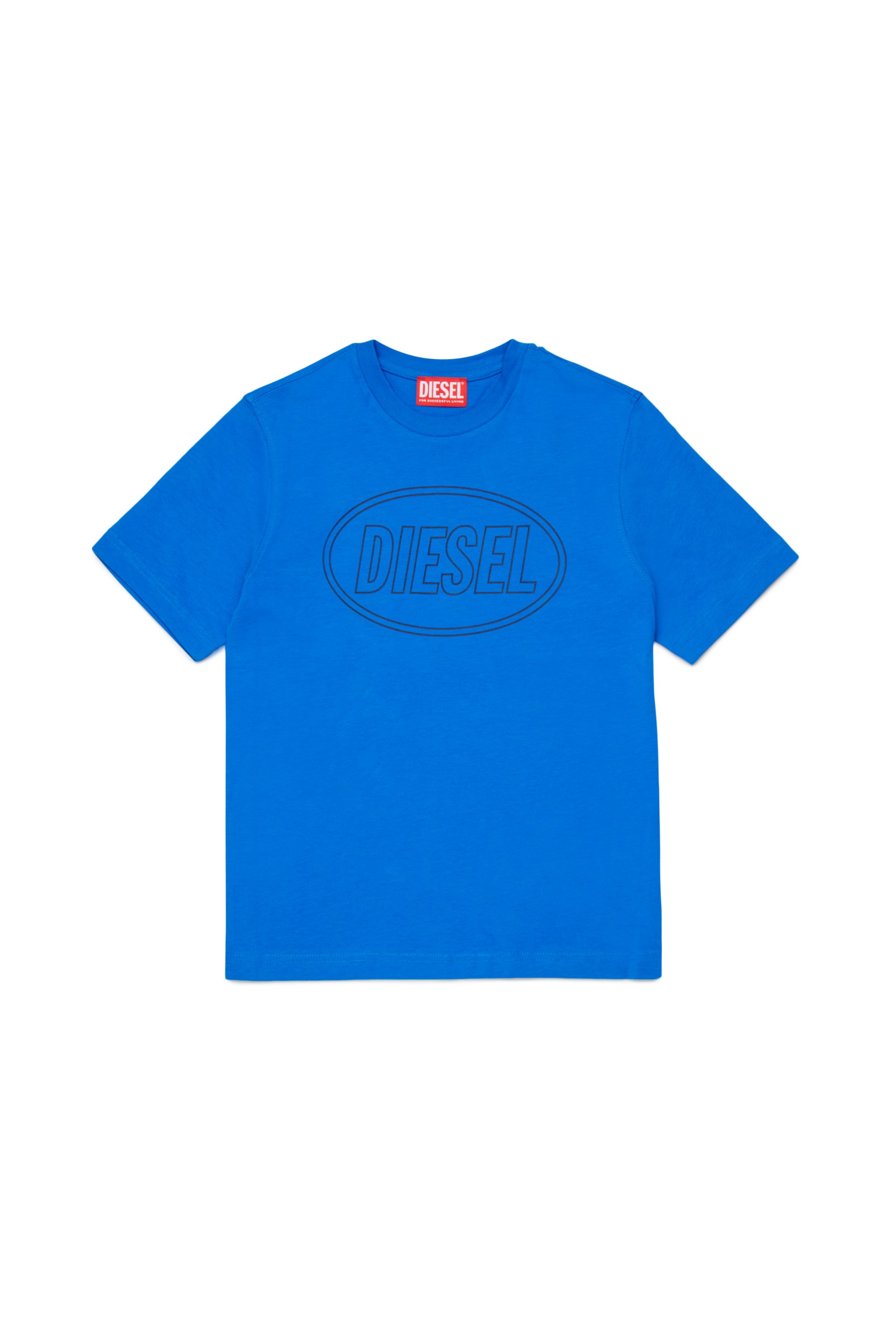 Diesel - TCIRCLE OVER, Male's Tシャツ in ブルー - 1