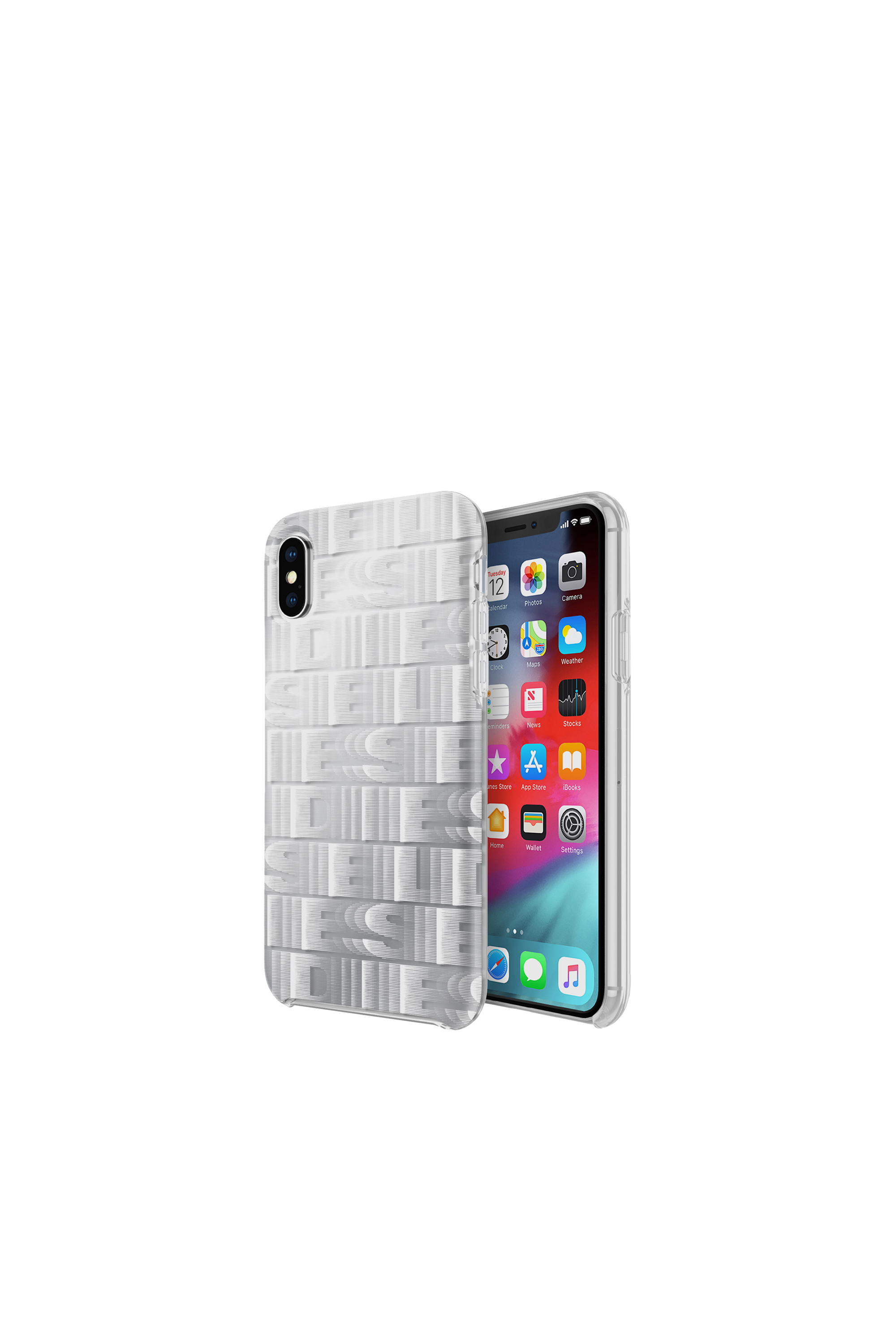 Diesel - DIESEL PRINTED CO-MOLD CASE FOR IPHONE XS & IPHONE X, ホワイト - Image 1