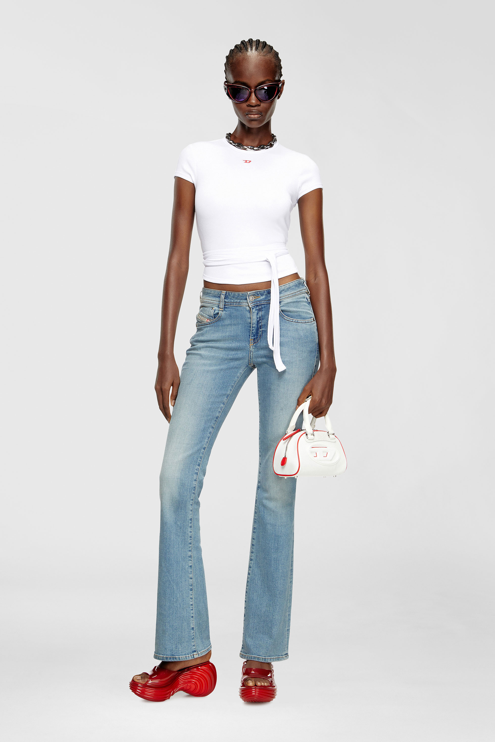 Diesel - MELISSA QUANTUM PLATFORM, Female's サンダル in レッド - 1