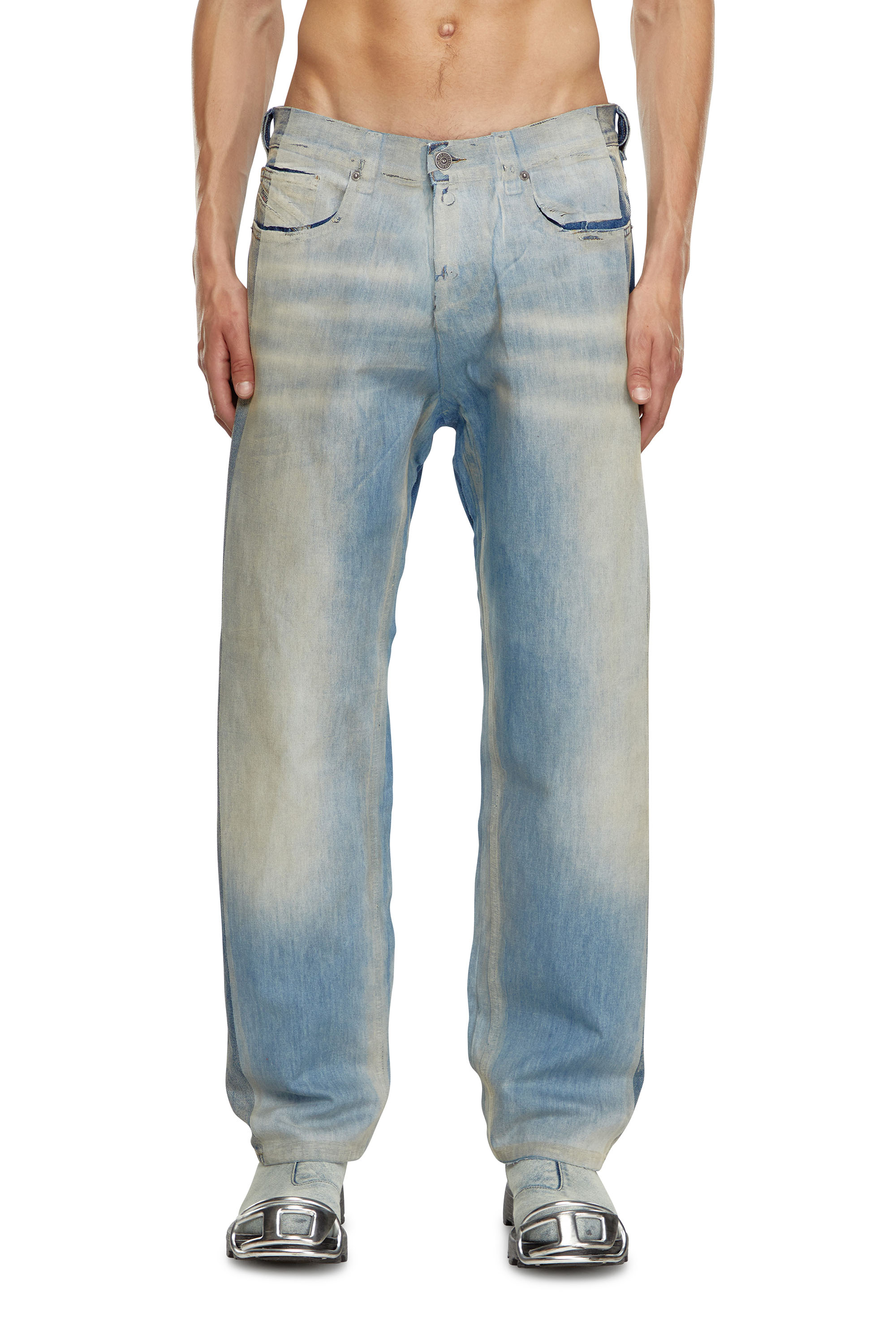 Diesel - Male's Regular Jeans 2024 D-Macs 09K22, ミディアムブルー - 2