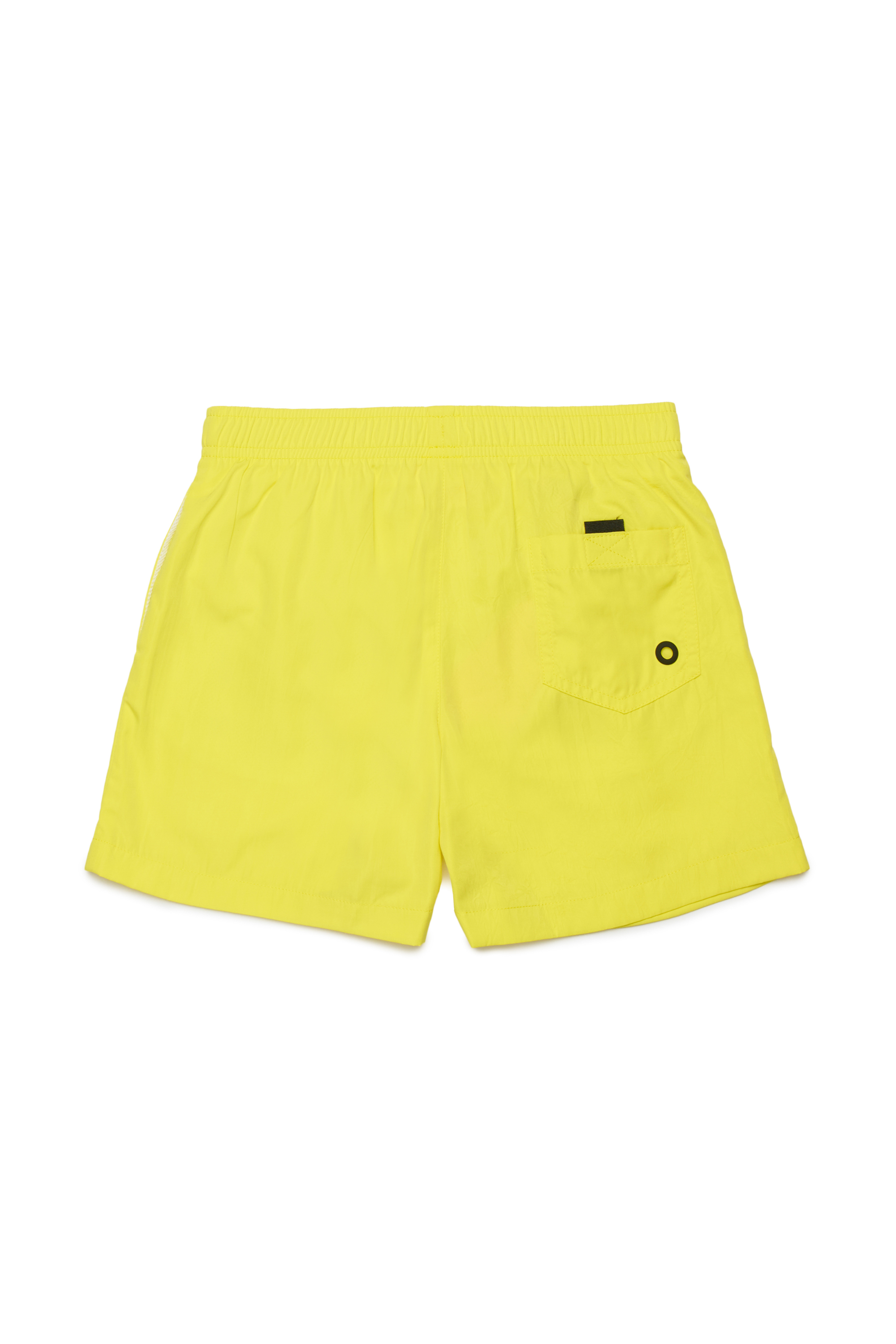 Diesel - MIDIT, Male's Swim shorts with maxi logo in イエロー - 2