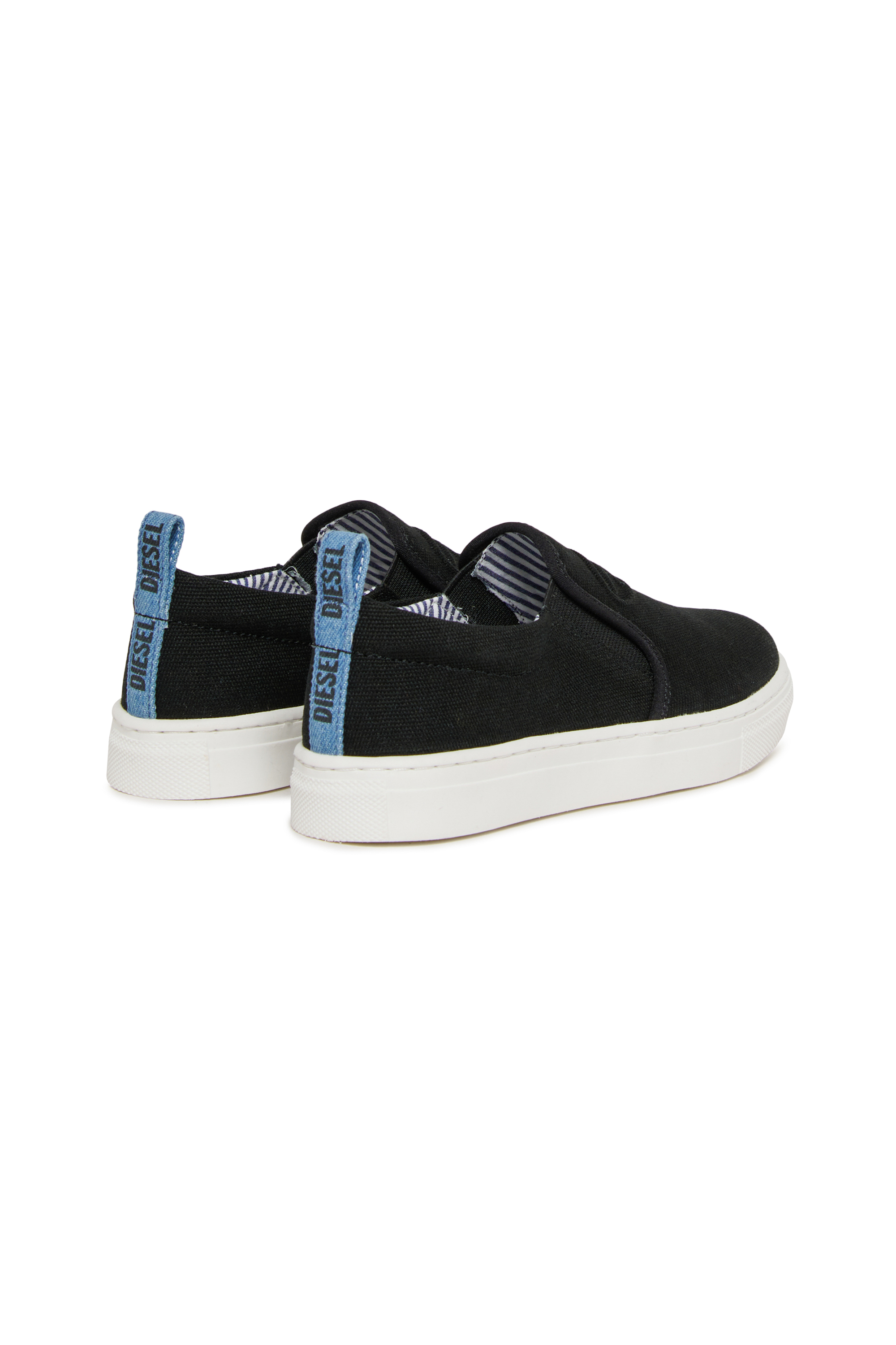 Diesel - S-SLIPGAB, Unisex's S-SLIPGAB-Slip-on sneakers in cotton in ブラック - 3