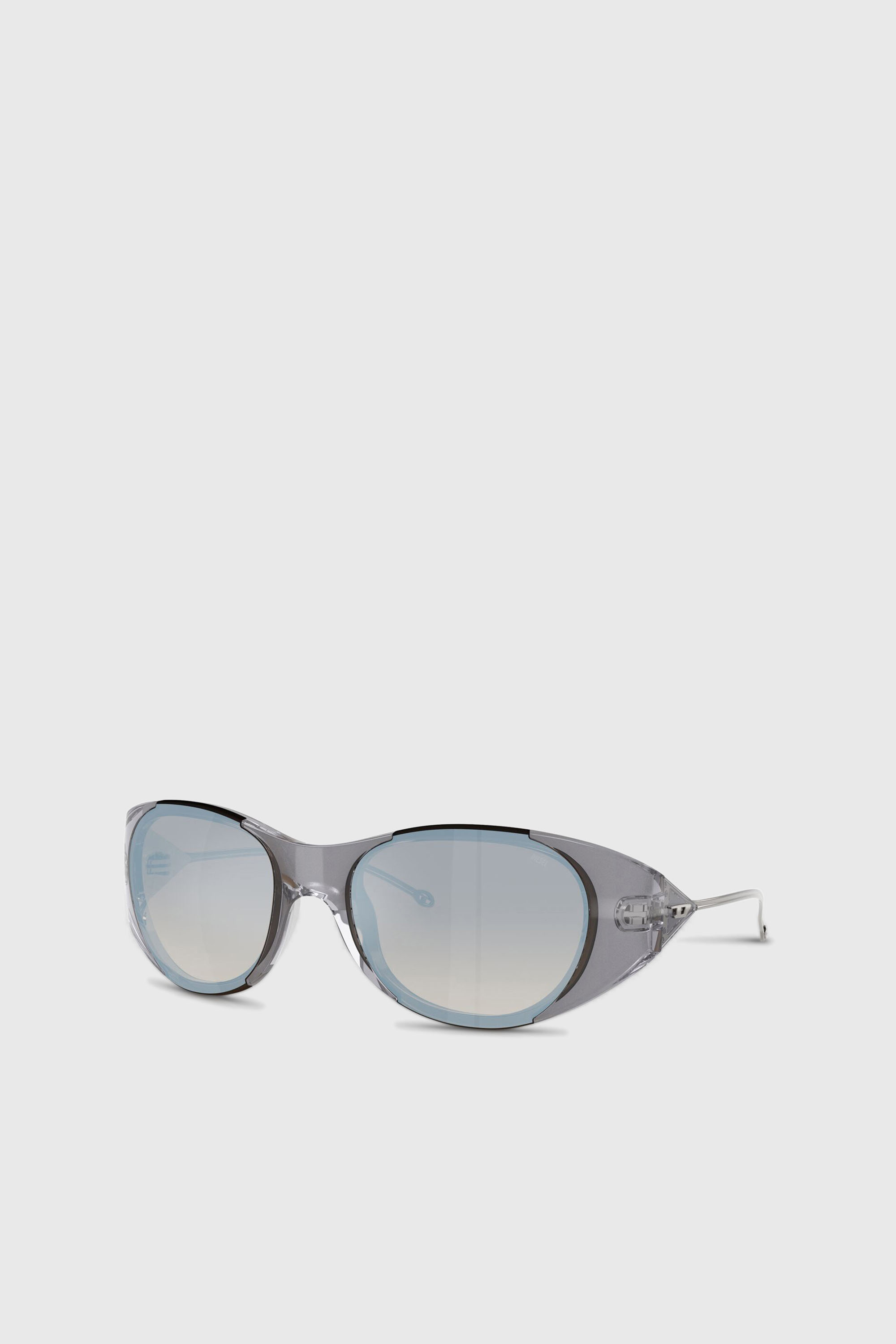 Diesel - 0DL3003, Unisex's Iconic oval sunglasses in ライトグレー - 1