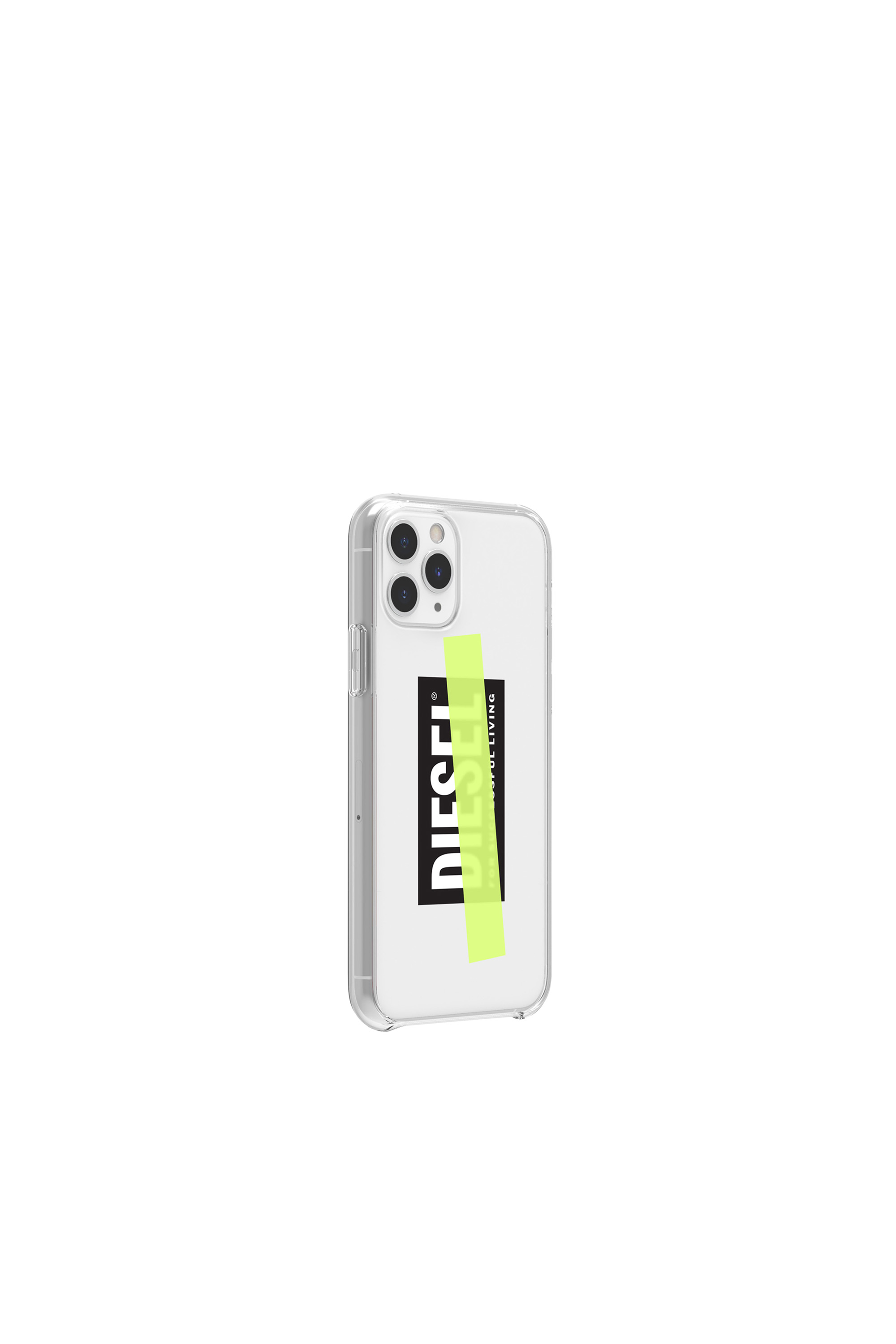 Diesel - DIPH-031-CLYET, Unisex's Printed co-mold case for iPhone 11 Pro in ホワイト/イエロー - 4