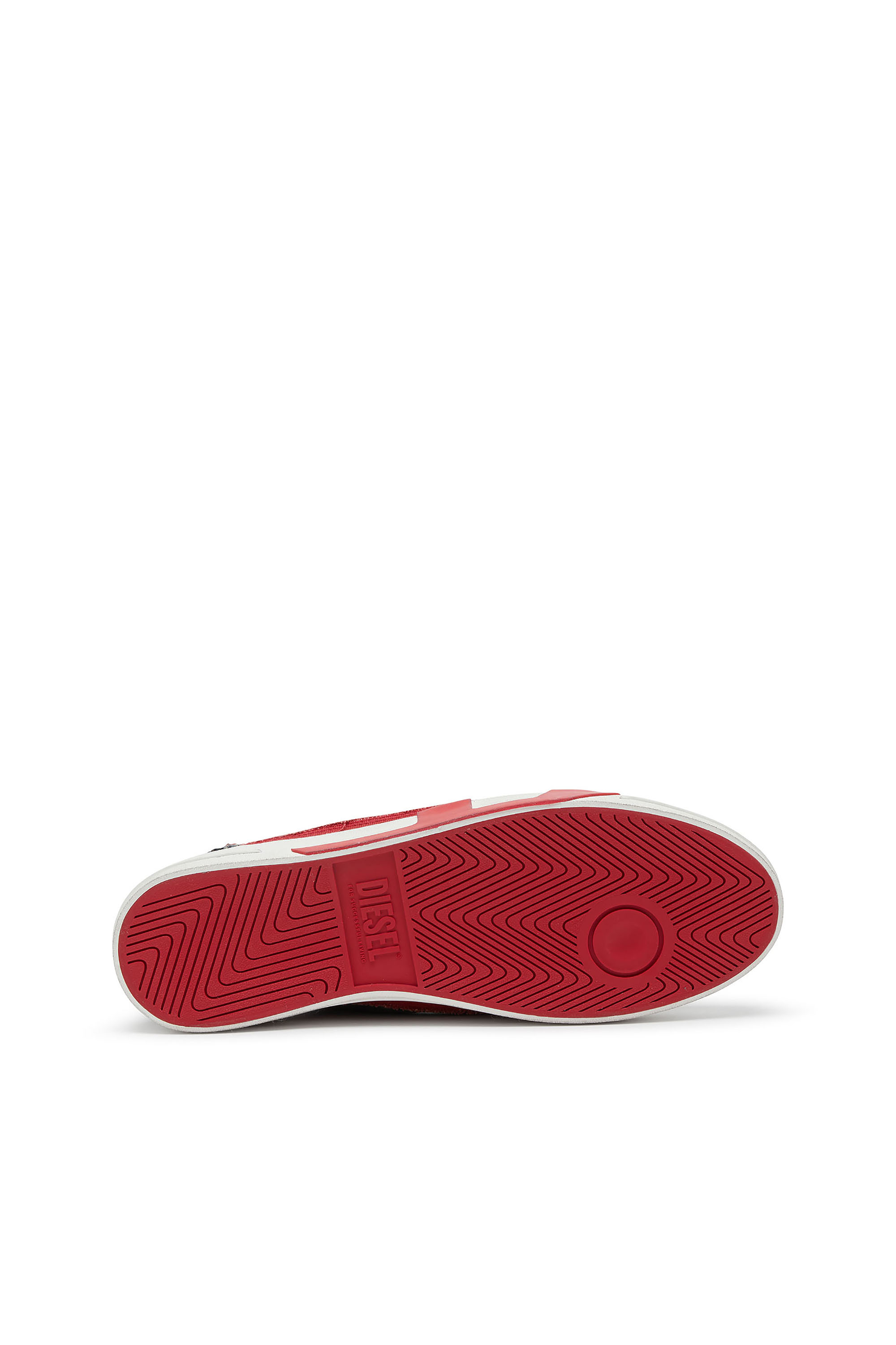 Diesel - S-D-VERSE MID II, Male's ミッドカットスニーカー in ブルー/レッド - 5