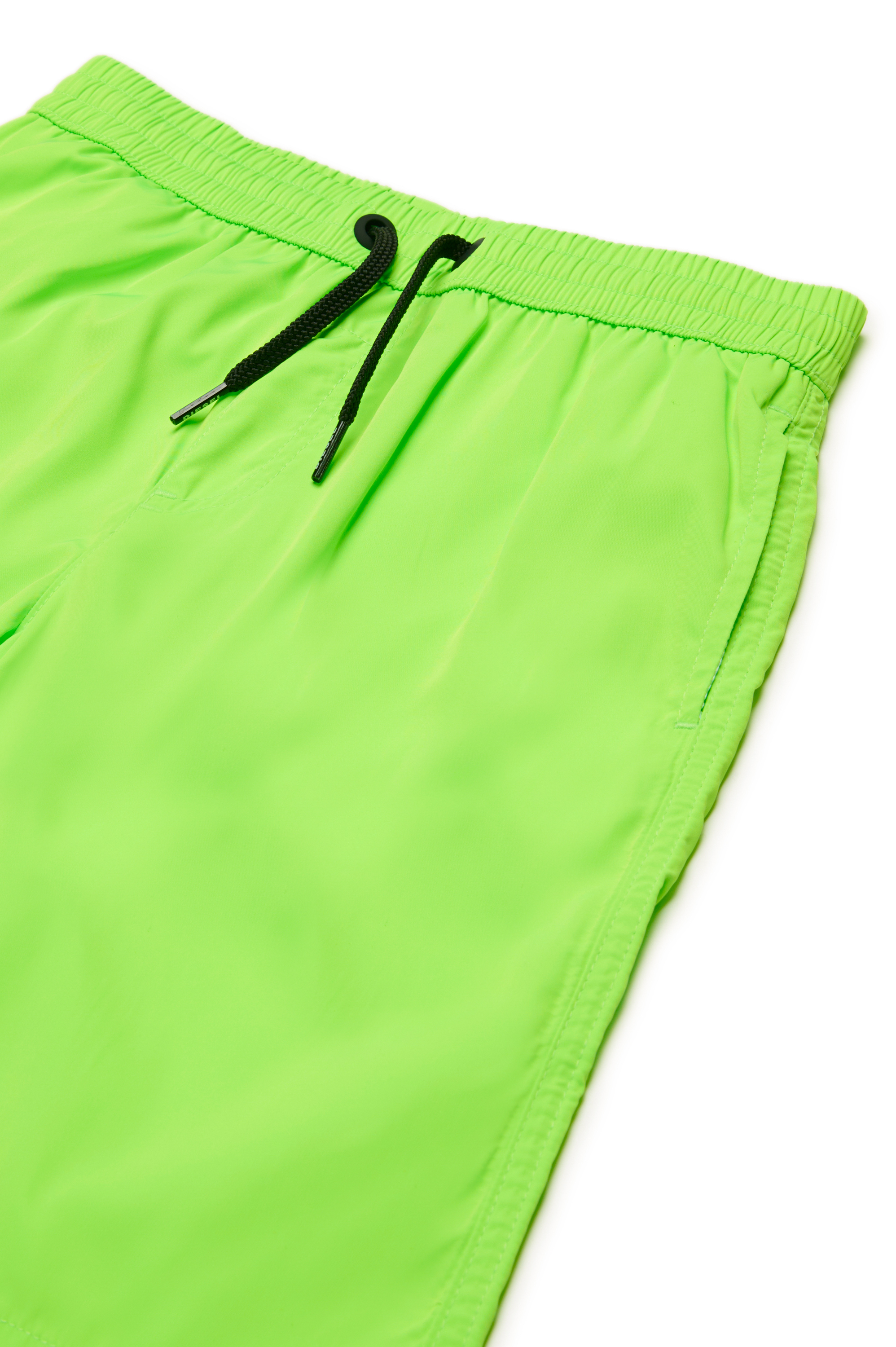 Diesel - MIPRUL, Male's Swim shorts with tonal Oval D logo in 蛍光グリーン - 3
