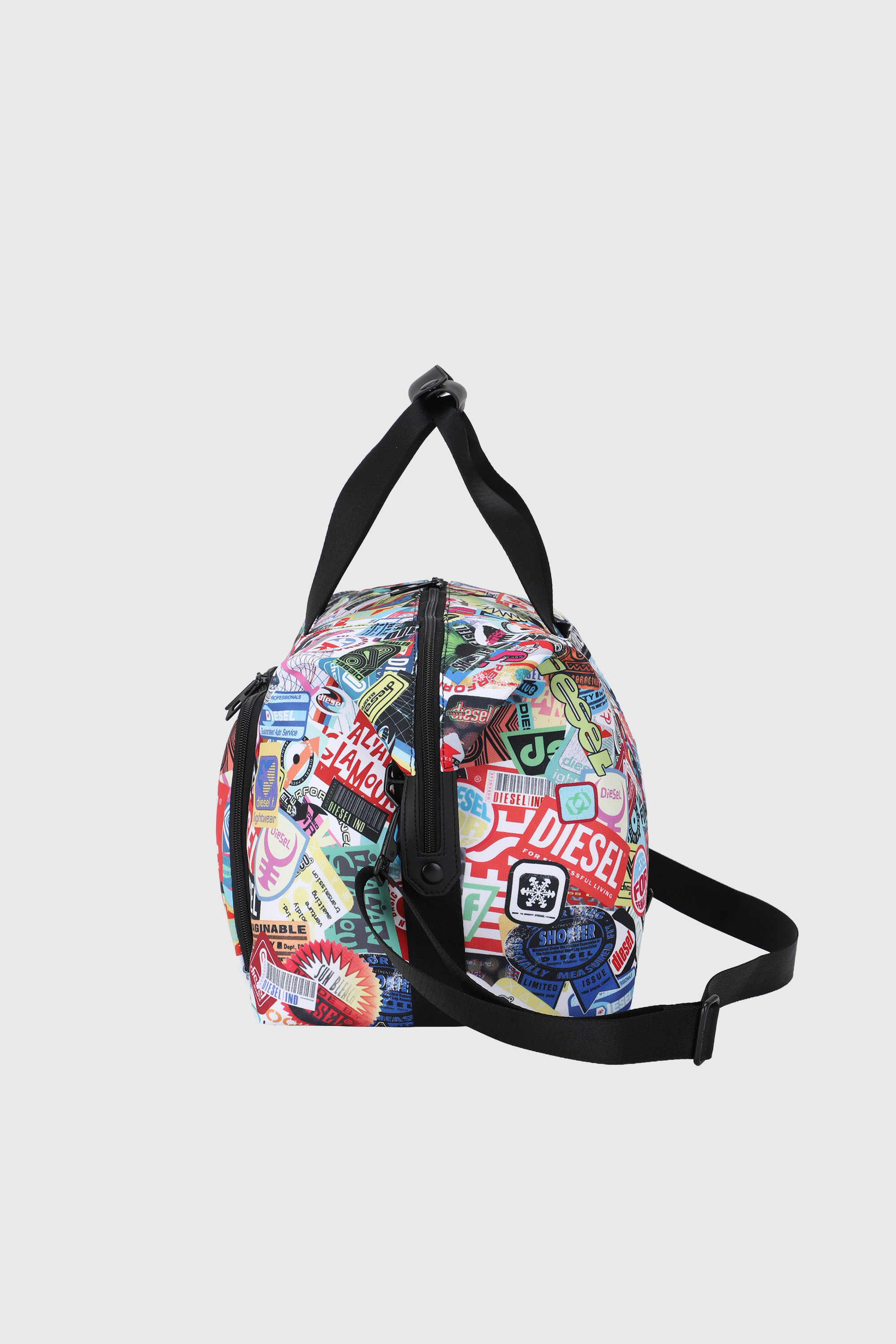 Diesel - DIESEL PC PRINTED DUFFLE-STICKERS- DSB00, Unisex's Pratical duffle bag with stickers in マルチカラー - 4