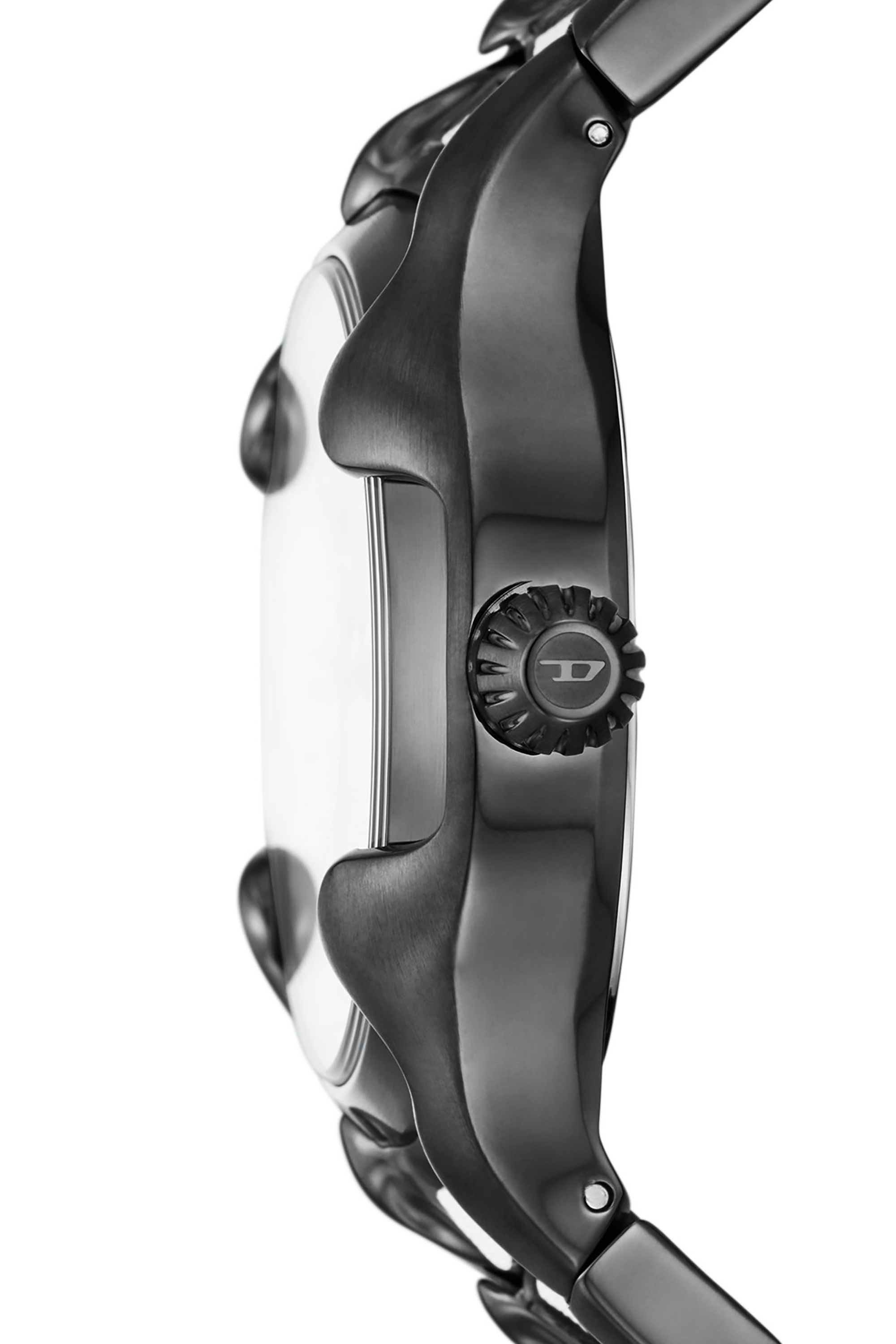 Diesel - DZ2184, Male's メンズ ウォッチ アナログ in ブラック/ホワイト - 3